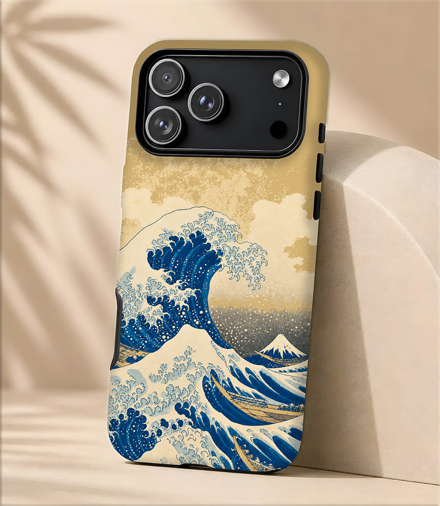 Phone Case — Hokusai Great Wave Tough Magnetic Protective Case