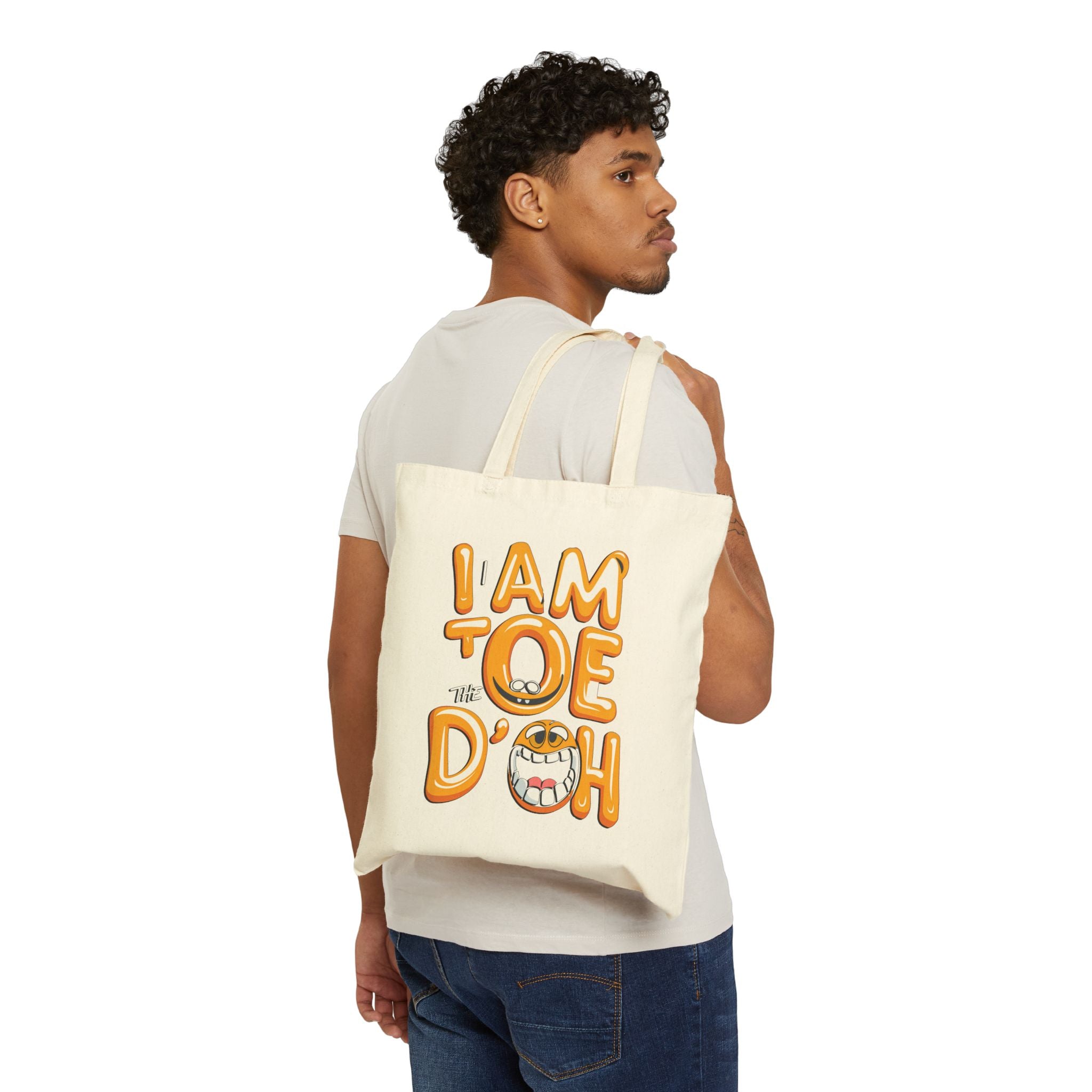 Canvas Tote Bag - Toe Doe Design by Memez Store