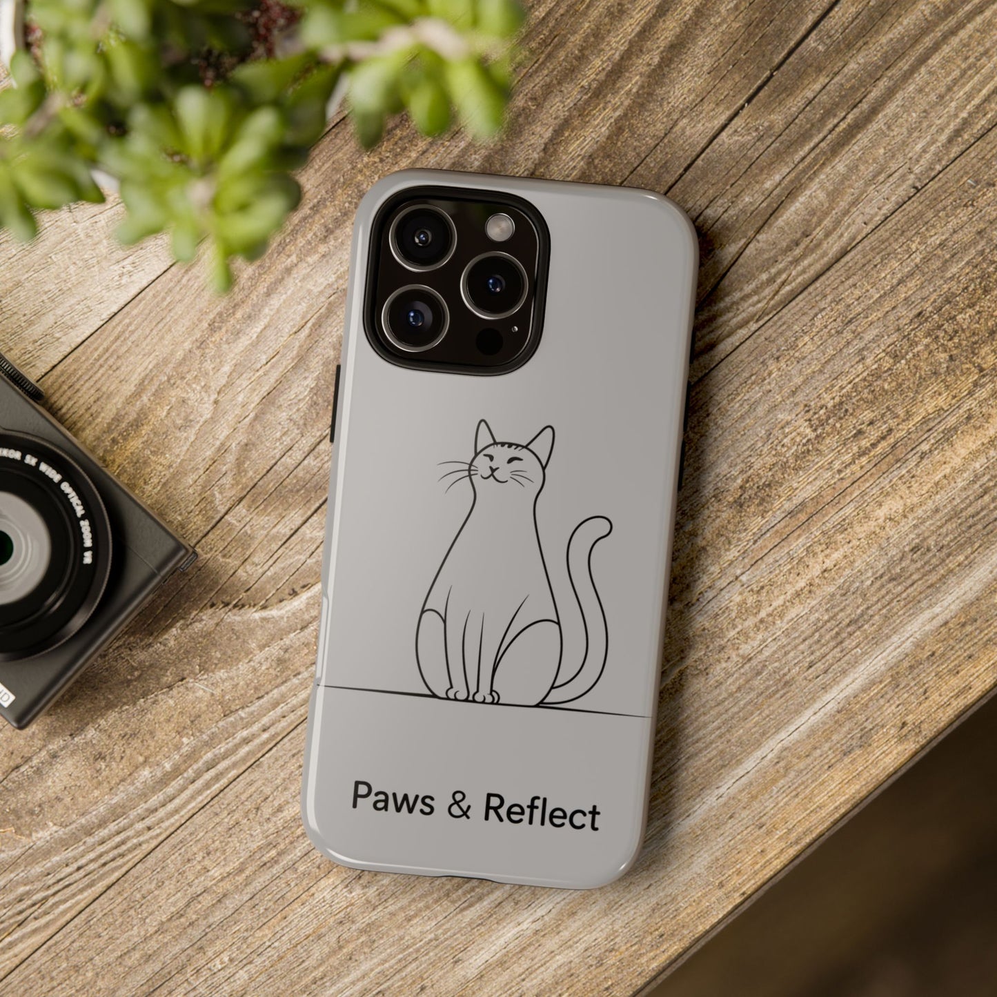 Paw and Reflect Pet Lovers iPhone Case By Memez Store