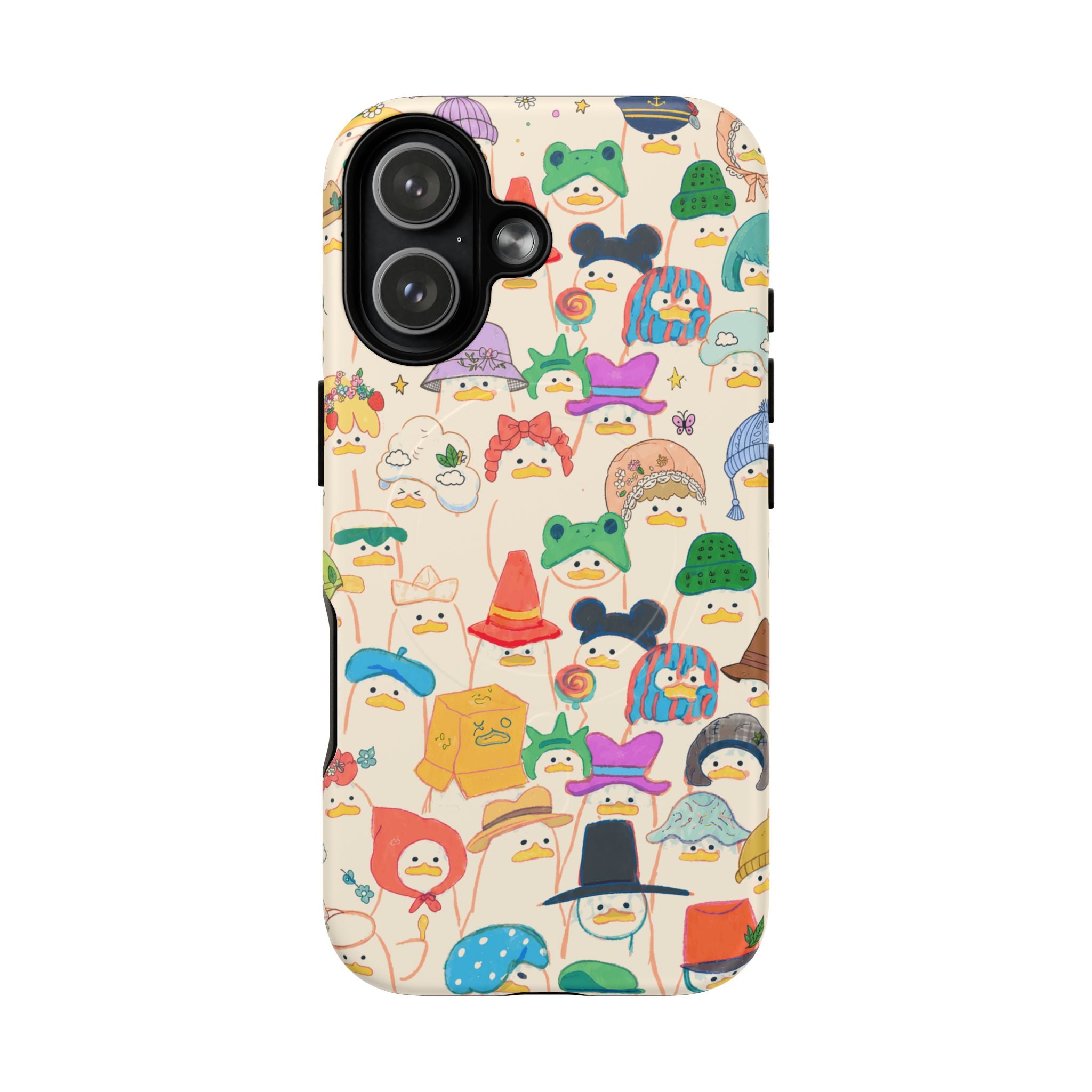 Cute Cartoon Characters Phone Case — Tough Magnetic Protective Cover
