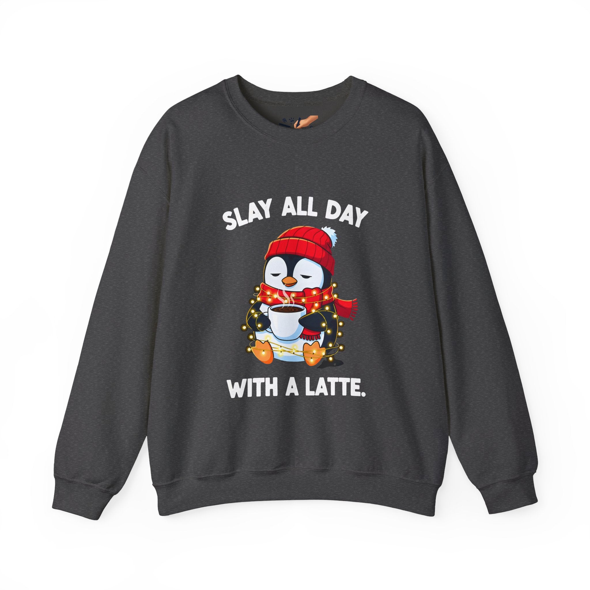 Slay All The Day With Latte Chirstmas Sweatshirt