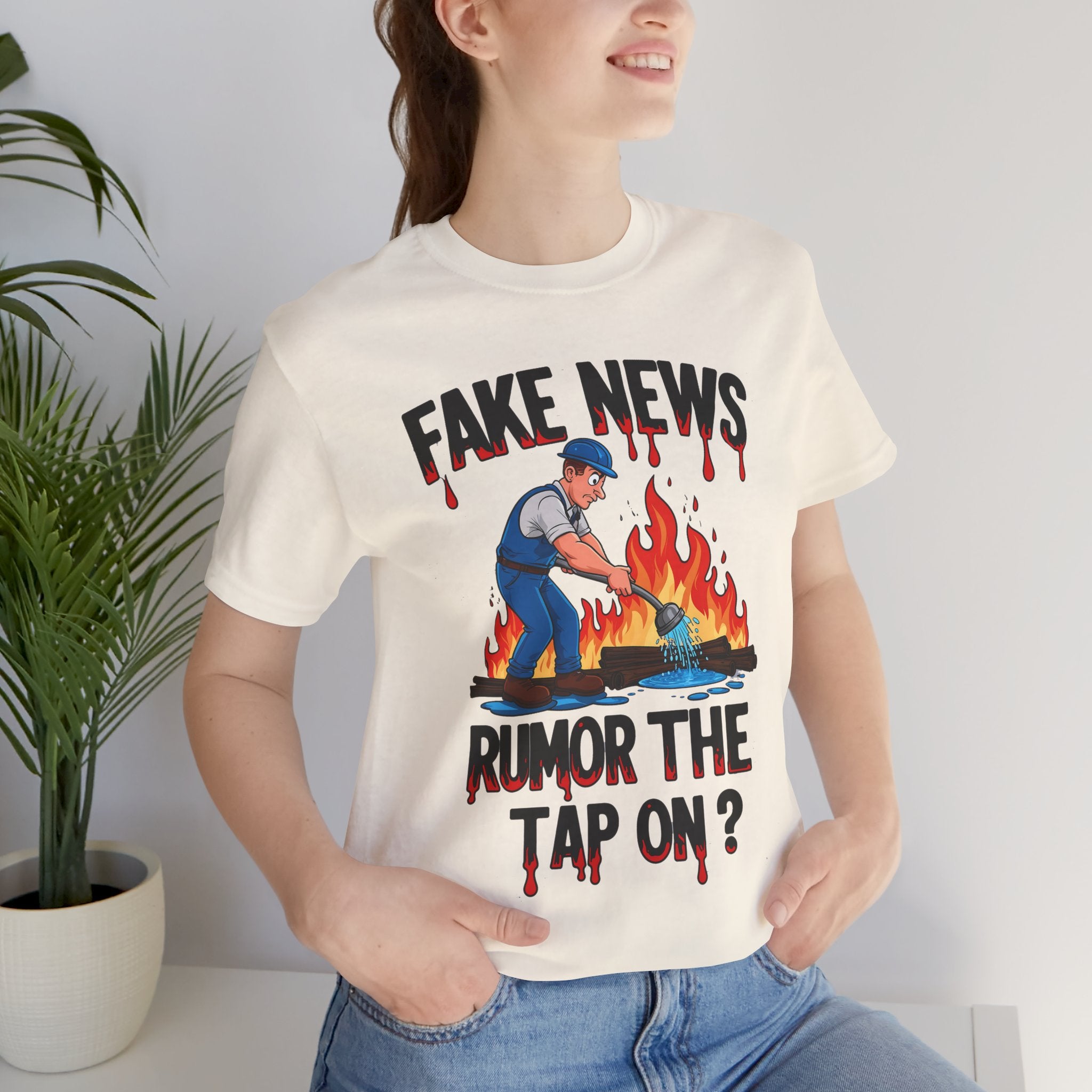 Fake News Funny & Meme Unisex T-shirt By Memez Store