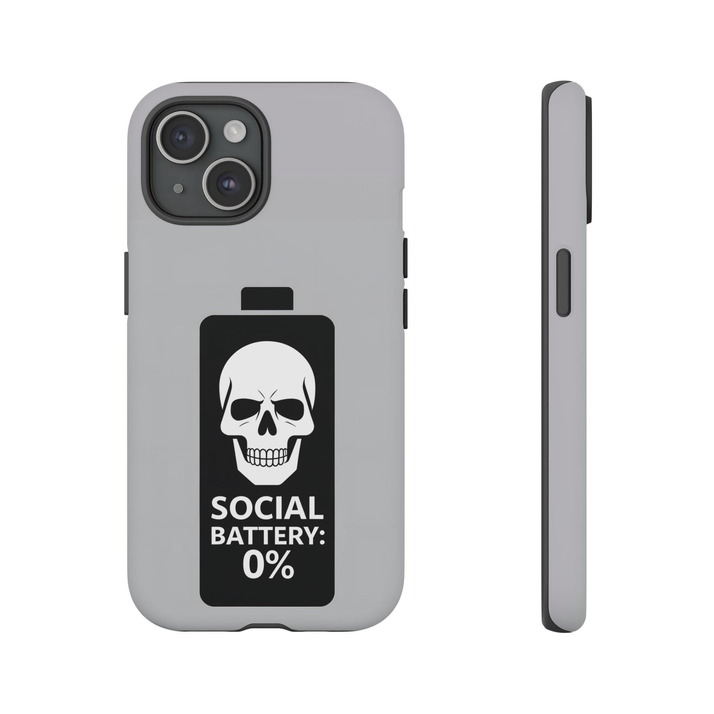 Social Battery Zeero I Phone case by Memez Store