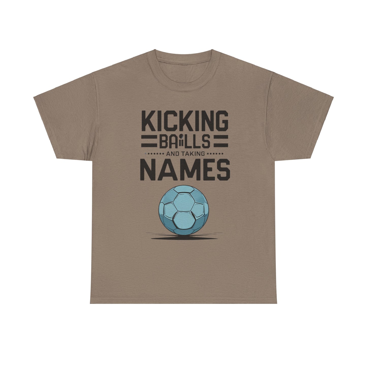 Funny Meme Unisex Tee - & quot; Kicking Balls & quot; by Memez Store