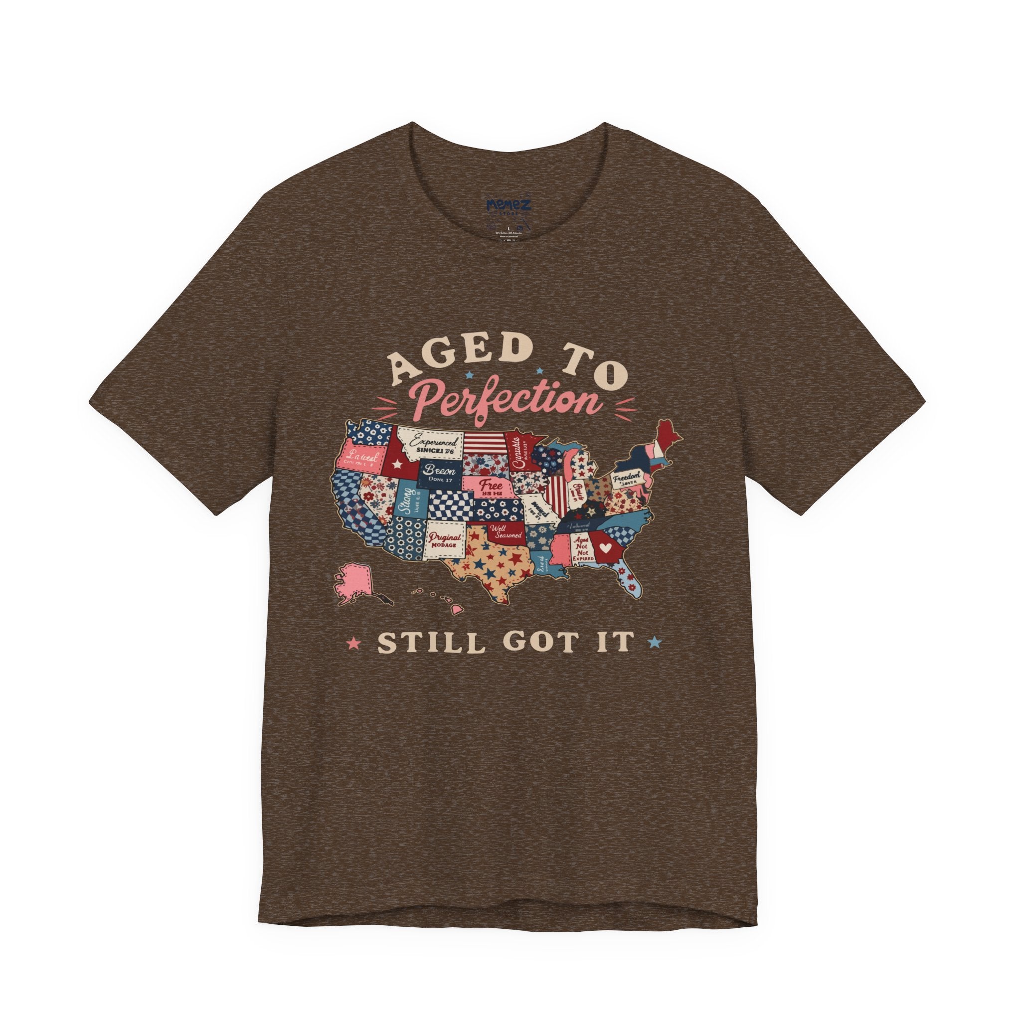 Aged to Be Perfect American Map Tee