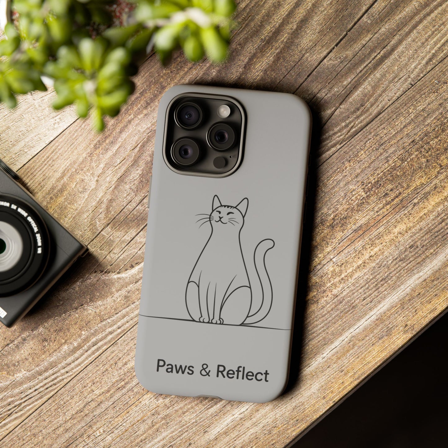 Paw and Reflect Pet Lovers iPhone Case By Memez Store