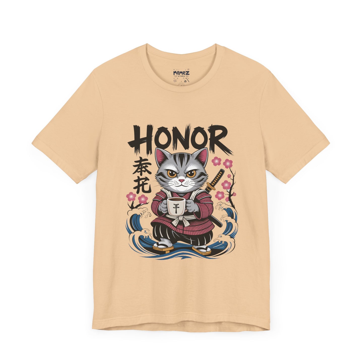 Japanese Noodle Funny Cat Tee