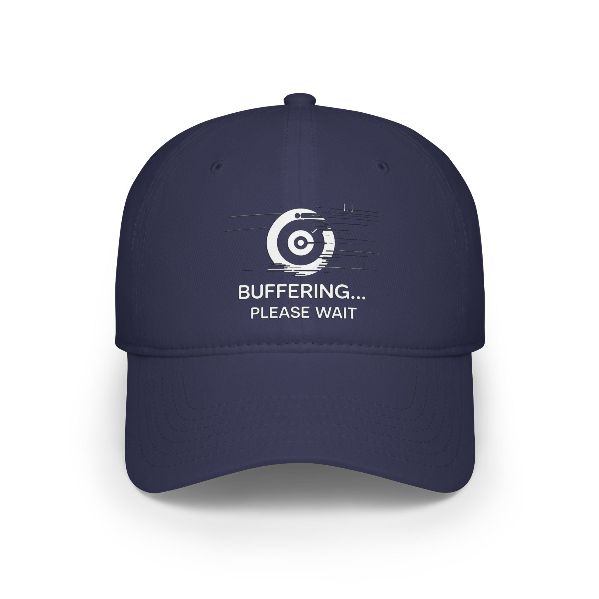 Cap Buffering Please Wait Low Profile Baseball Cap by Memez Store
