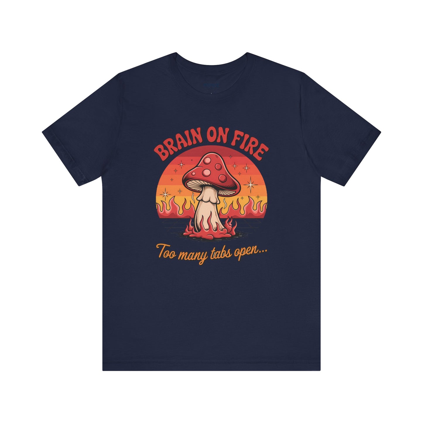 Funny Mushroom Tee Unisex Jersey Short Sleeve