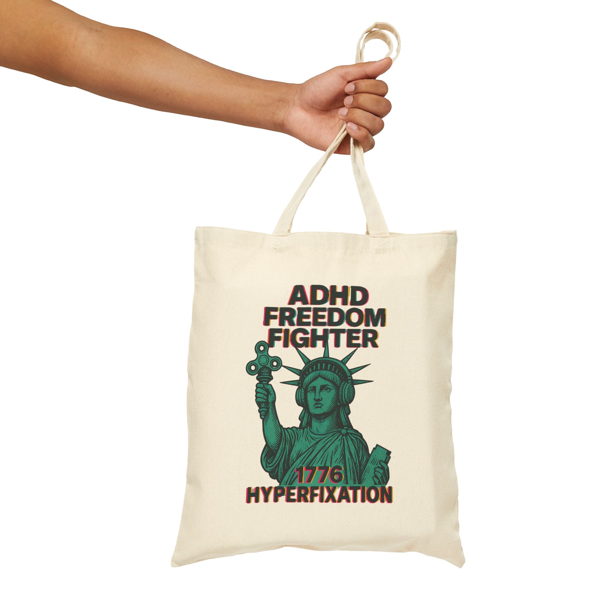 ADHD Freedom Fighter Tote Bag By Memez Store