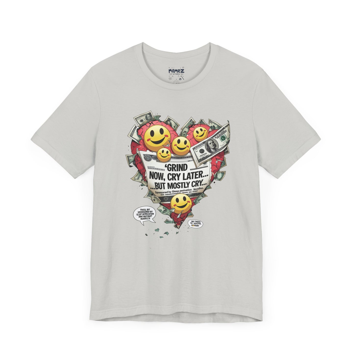 Money Vs Health Funny and Meme T-shirt - Unisex Tee - Memez Store