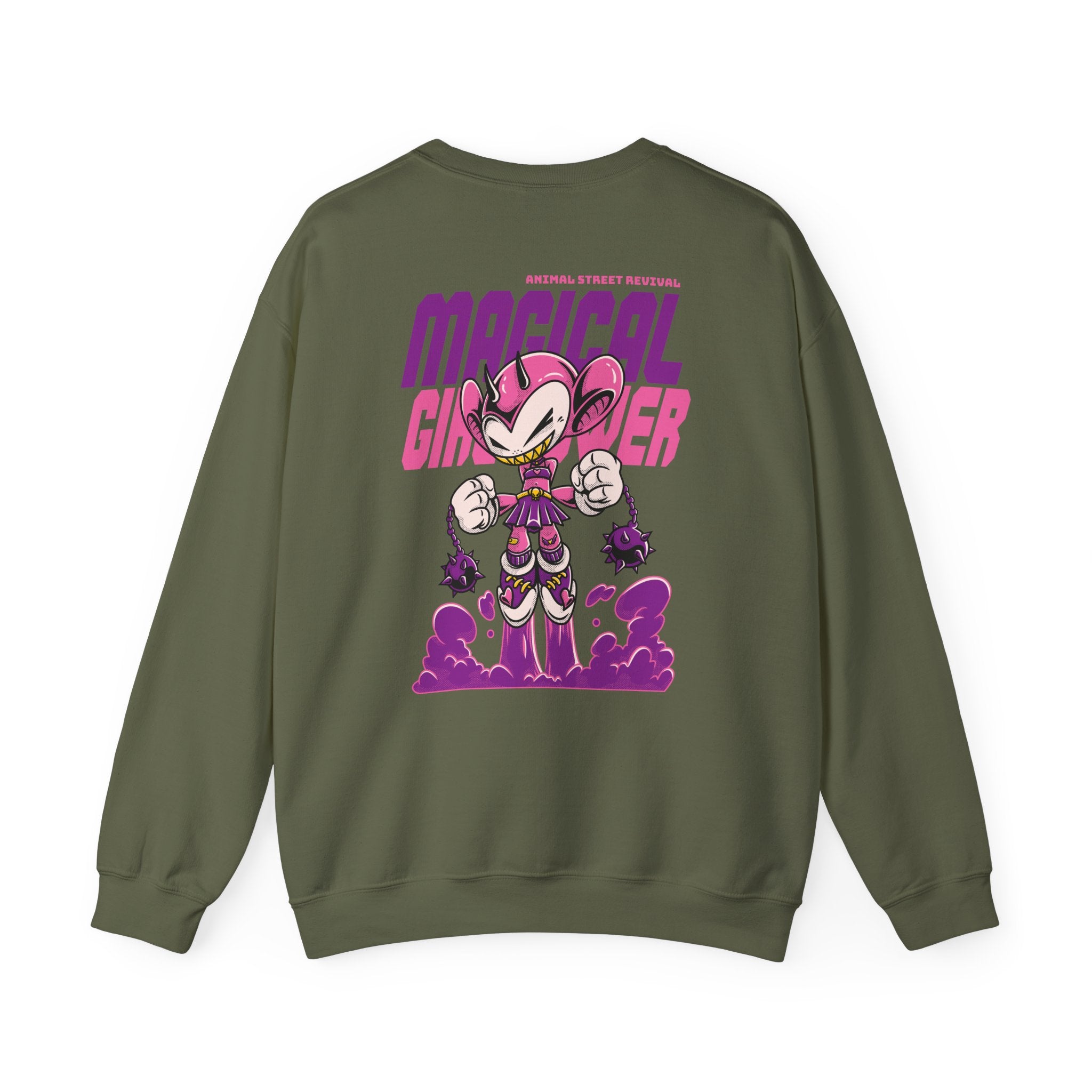 Magical Graver Animal Street Revival Crewneck Sweatshirt
