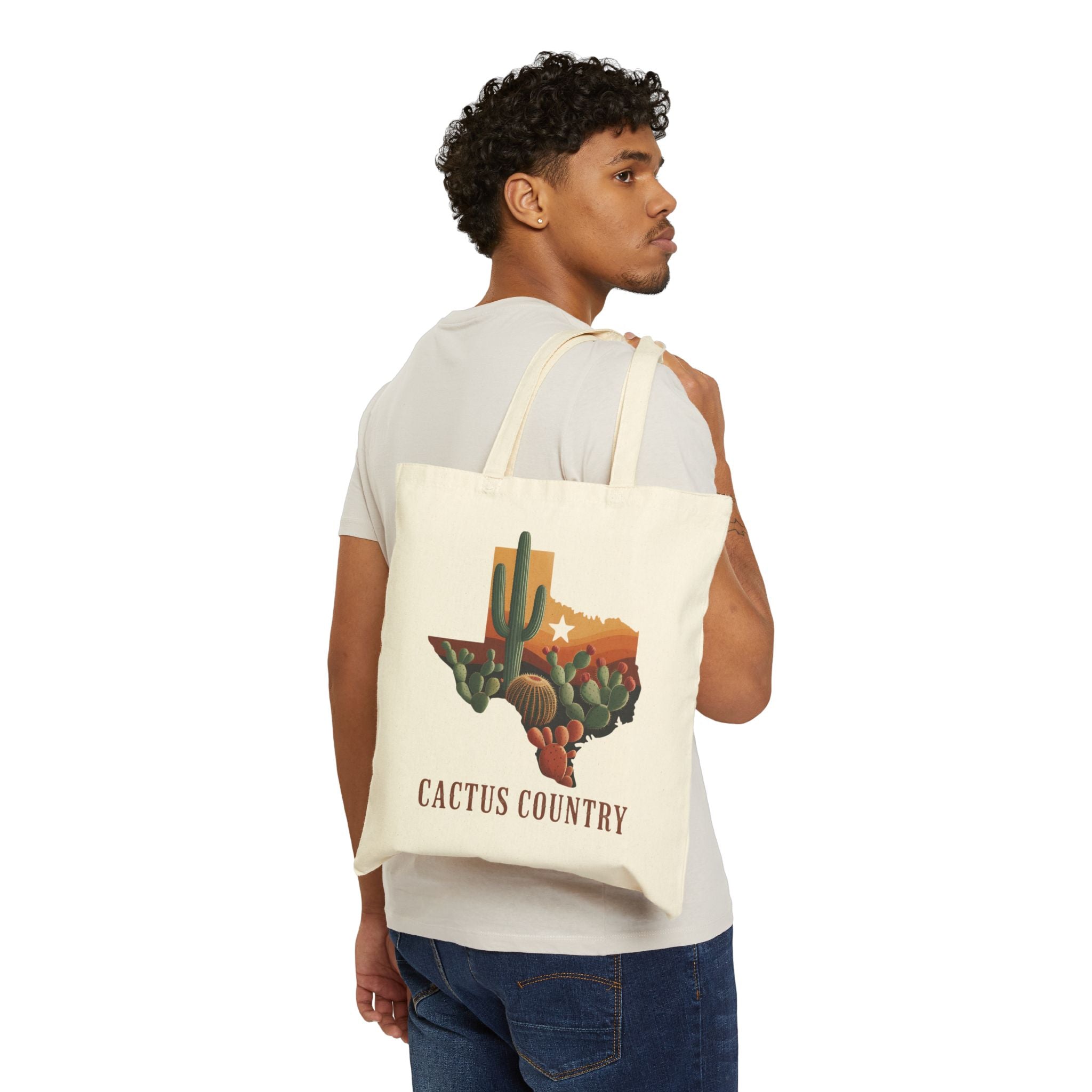 Cactus Country Funny Tote By Memez Store