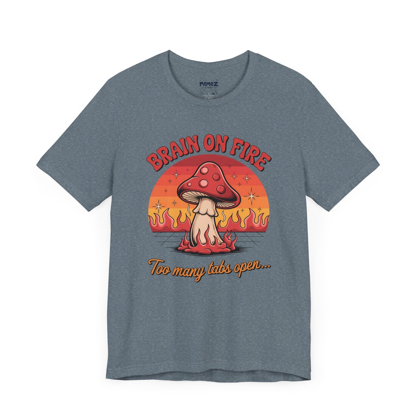 Funny Mushroom Tee Unisex Jersey Short Sleeve