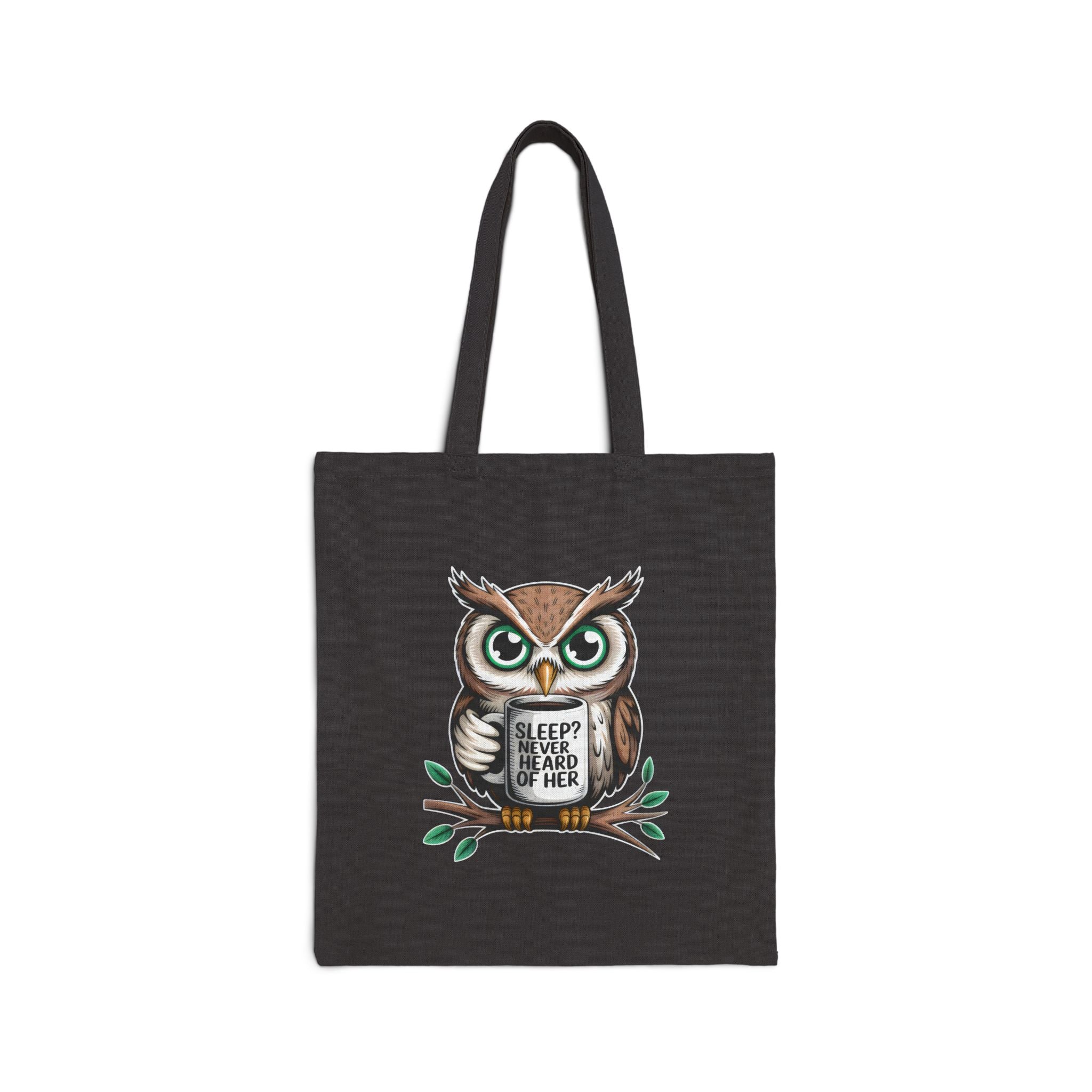 Sleep Never Owl Tote Bag