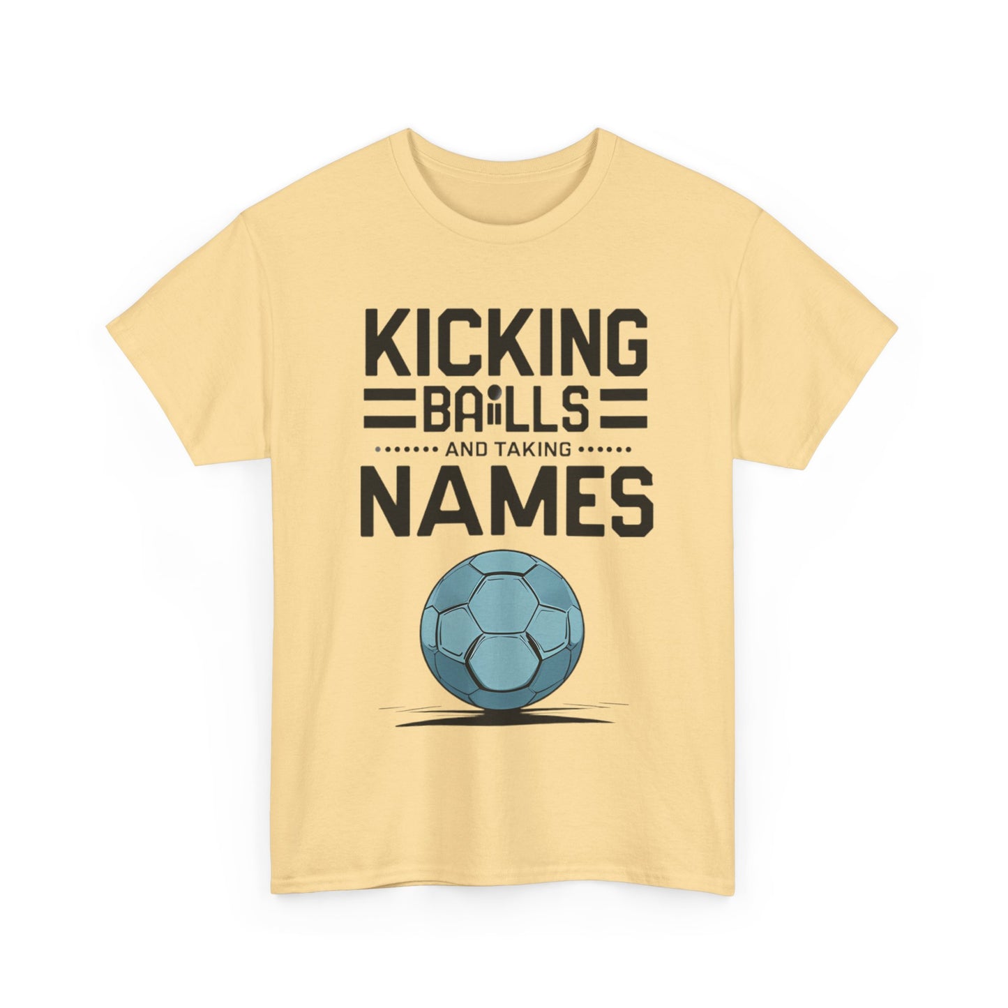 Funny Meme Unisex Tee - & quot; Kicking Balls & quot; by Memez Store