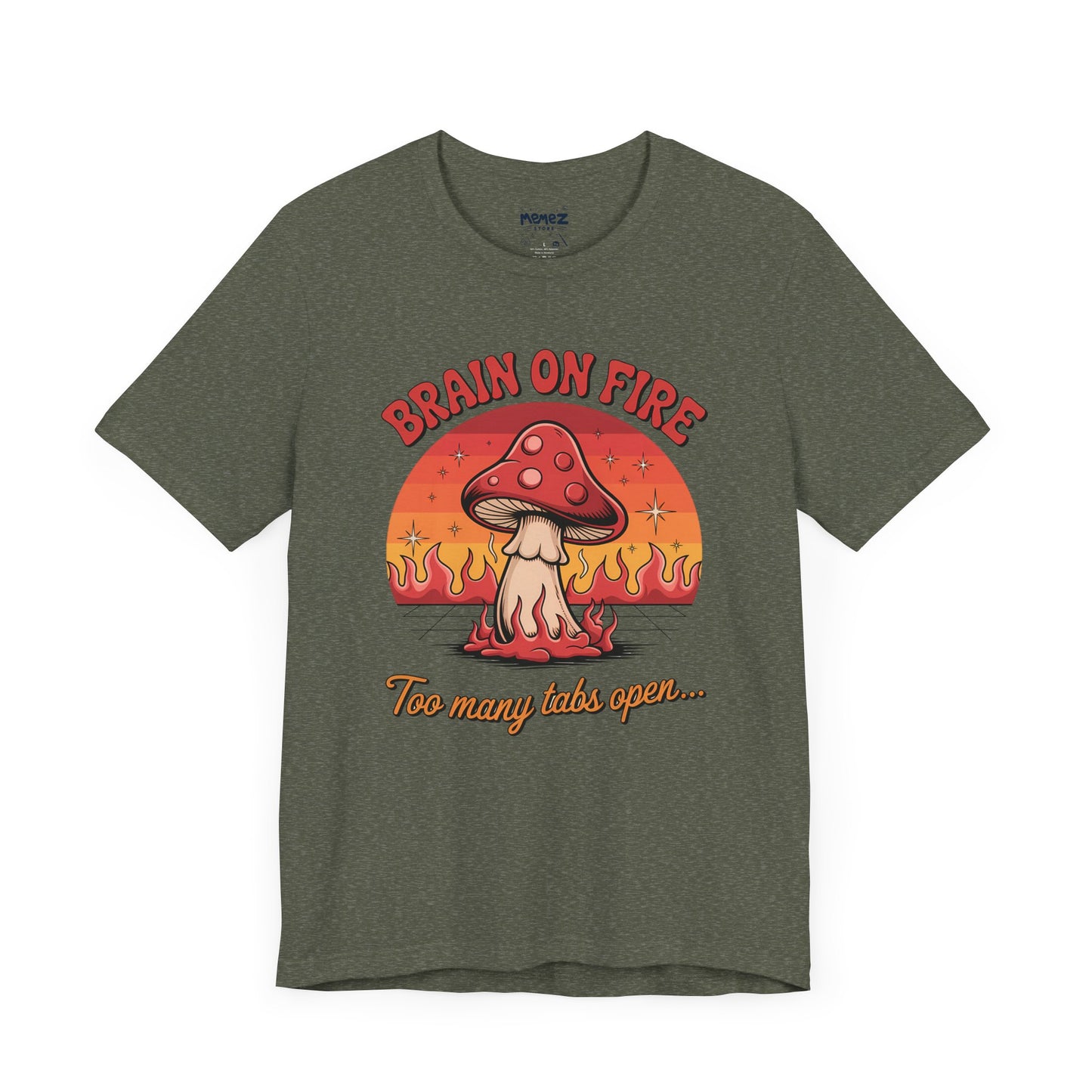 Funny Mushroom Tee Unisex Jersey Short Sleeve