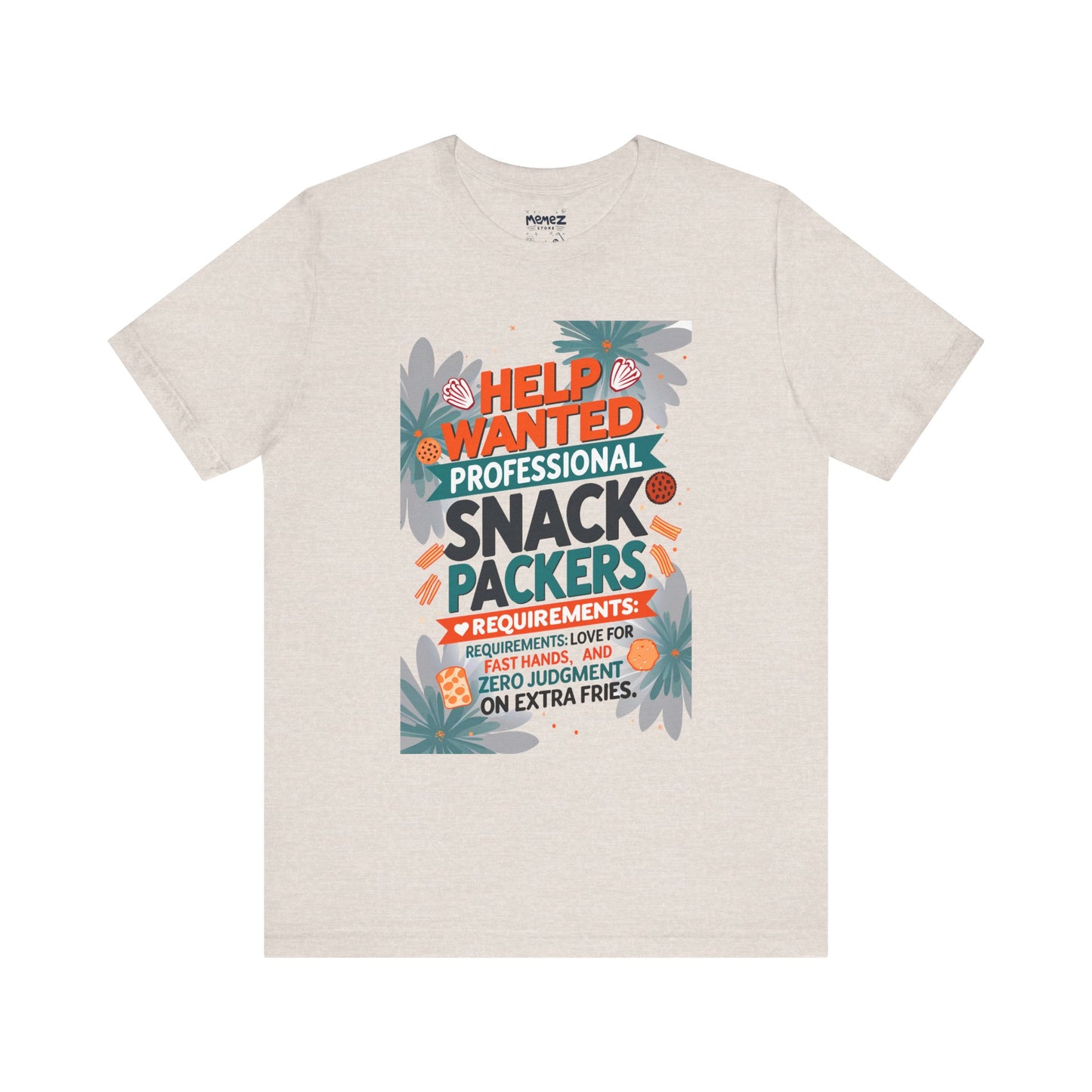 Funny Professional Snacks Packer T-Shirt