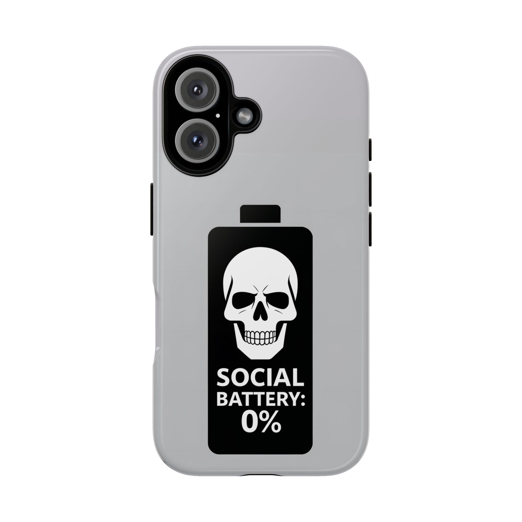Social Battery Zeero I Phone case by Memez Store