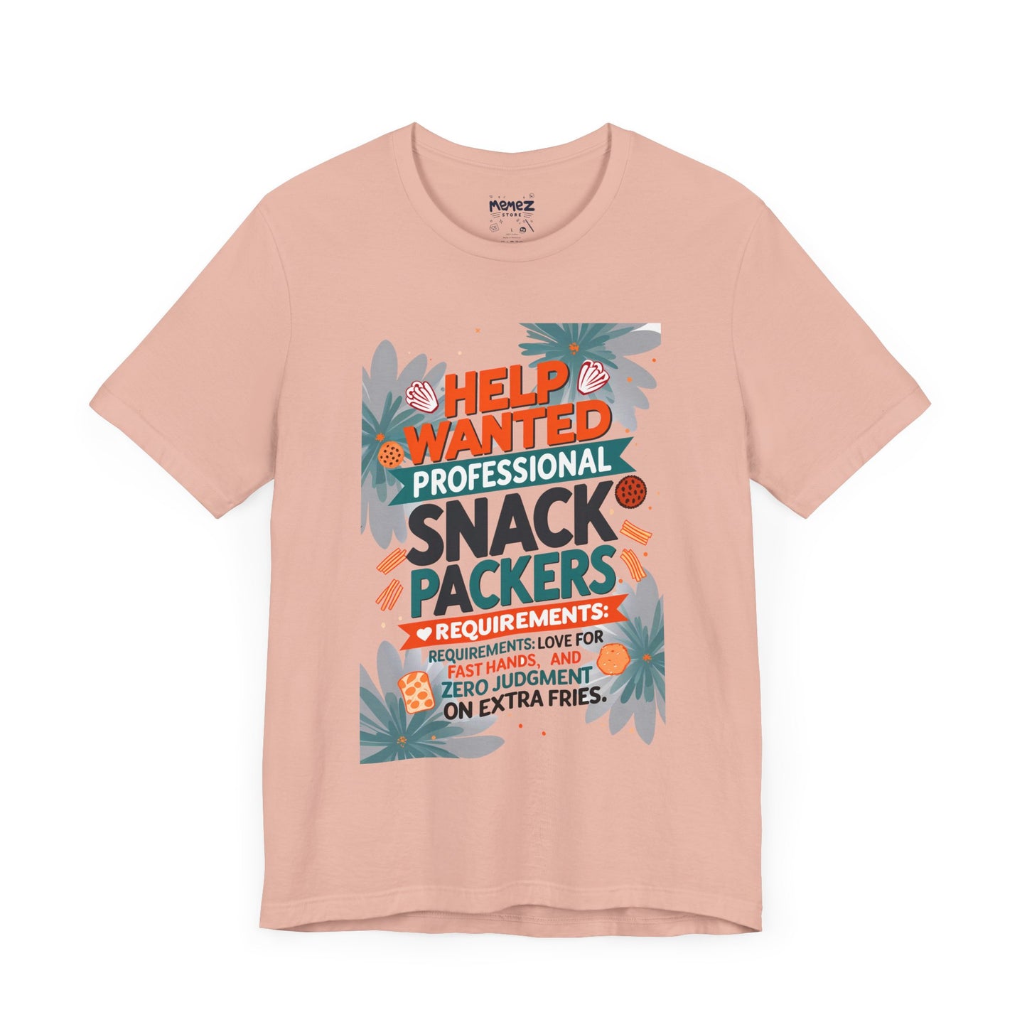 Funny Professional Snacks Packer T-Shirt