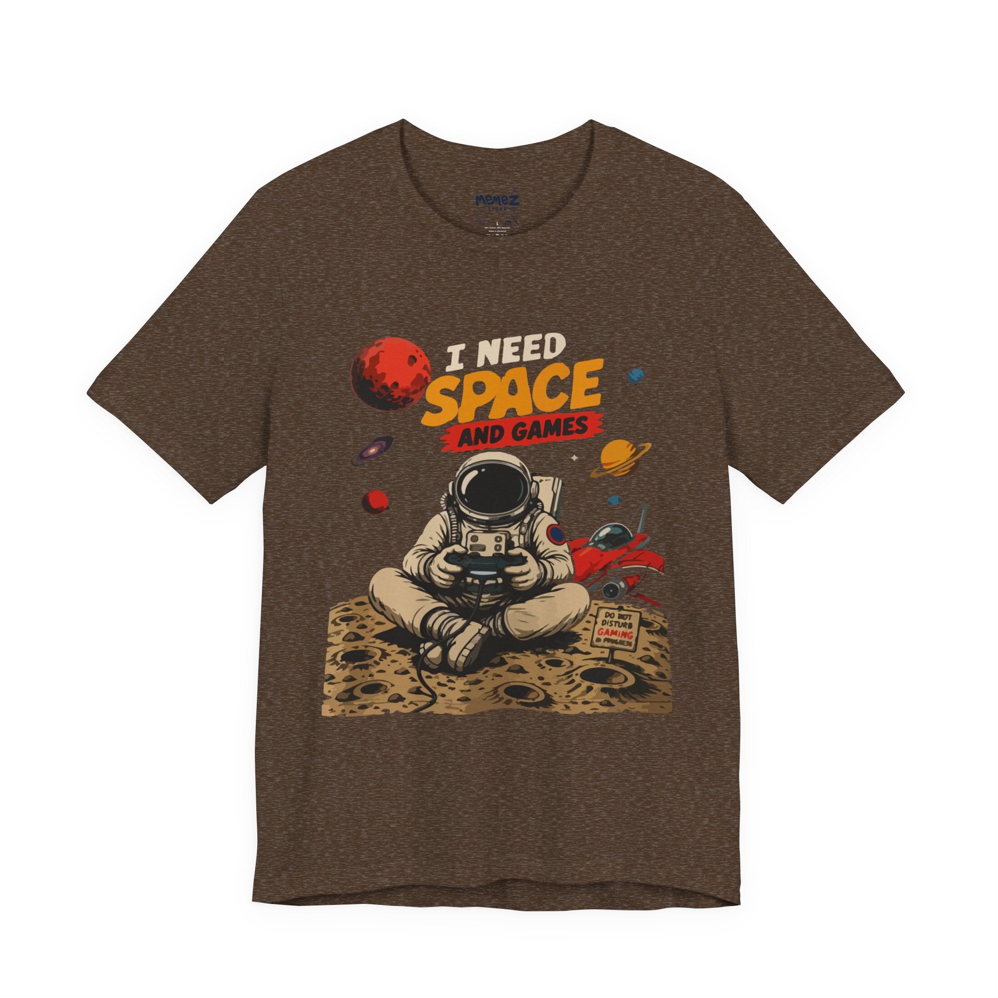 Space Gamer T-Shirt — 'Space and Games' Graphic Tee for Gamers & Sci‑Fi Fans