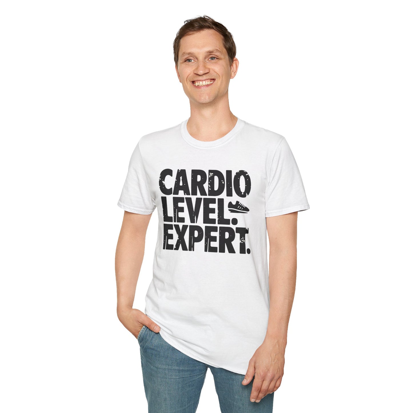 Funny Meme T-Shirt - Cardio Level Expert