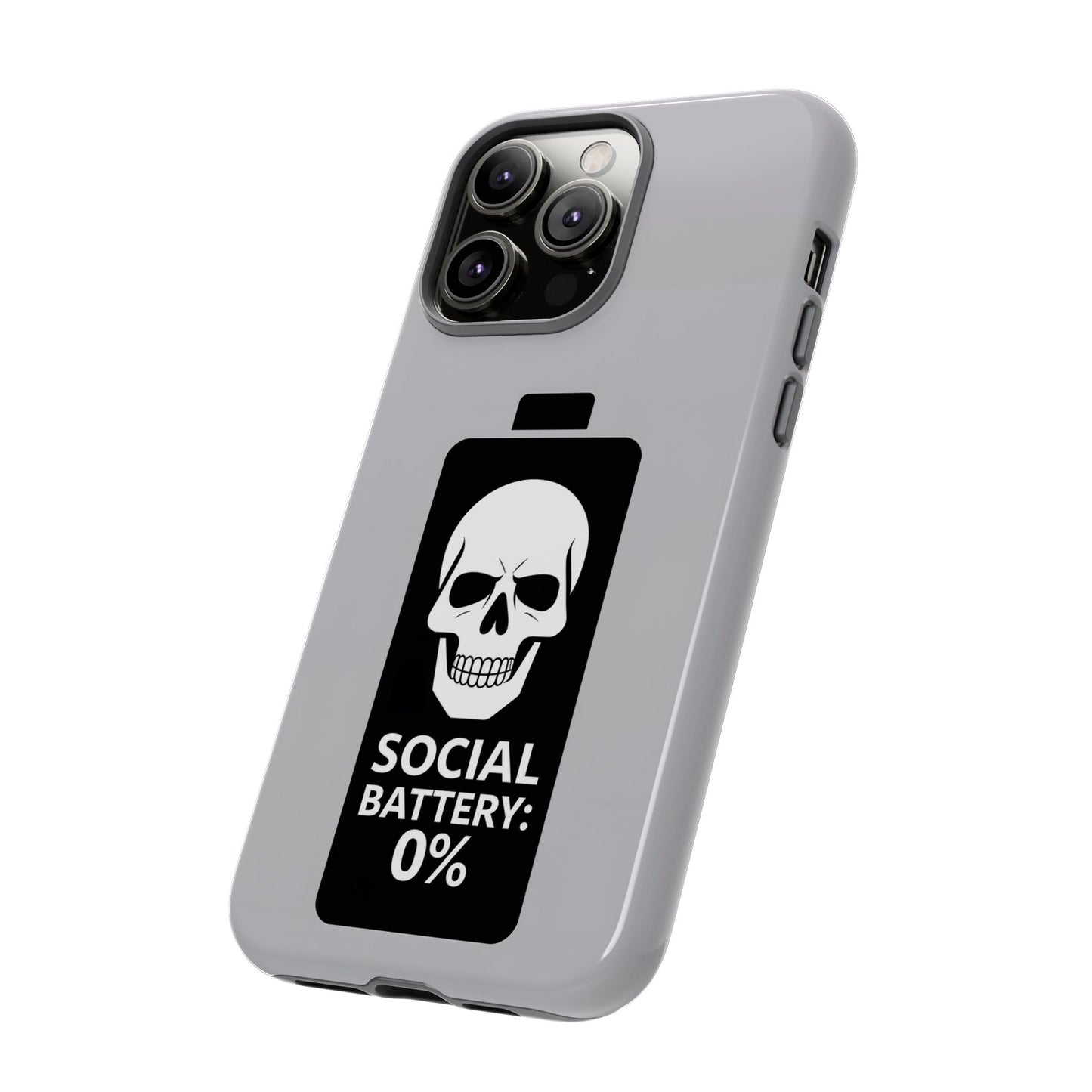 Social Battery Zeero I Phone case by Memez Store