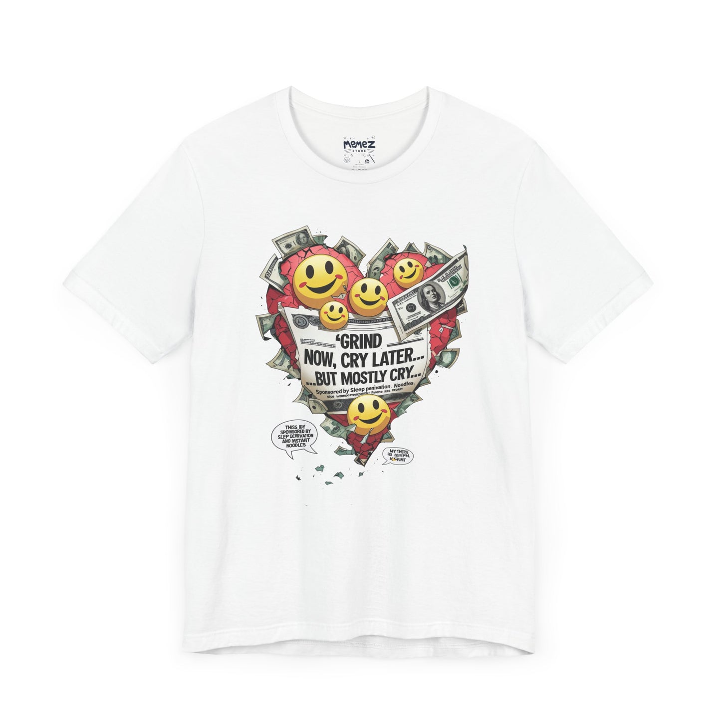 Money Vs Health Funny and Meme T-shirt - Unisex Tee - Memez Store