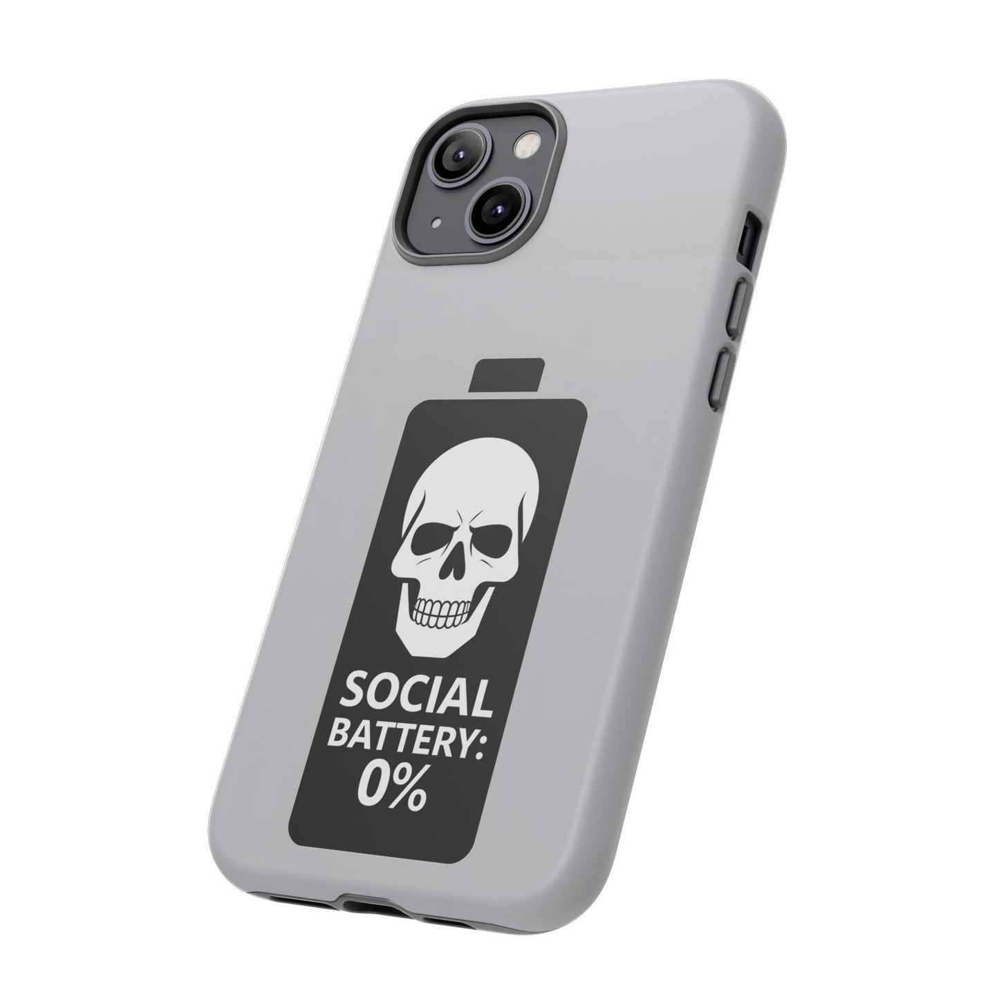 Social Battery Zeero I Phone case by Memez Store