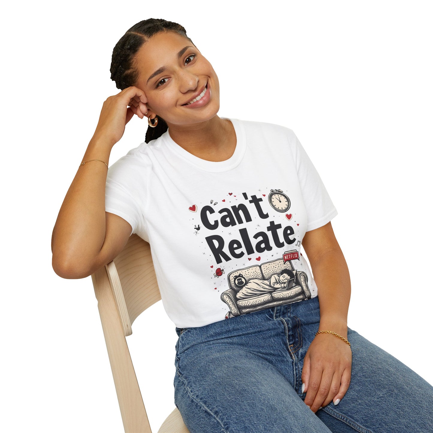 Can't Relate with OTT Unisex T-Shirt - Funny Meme Tee for Meme Lovers