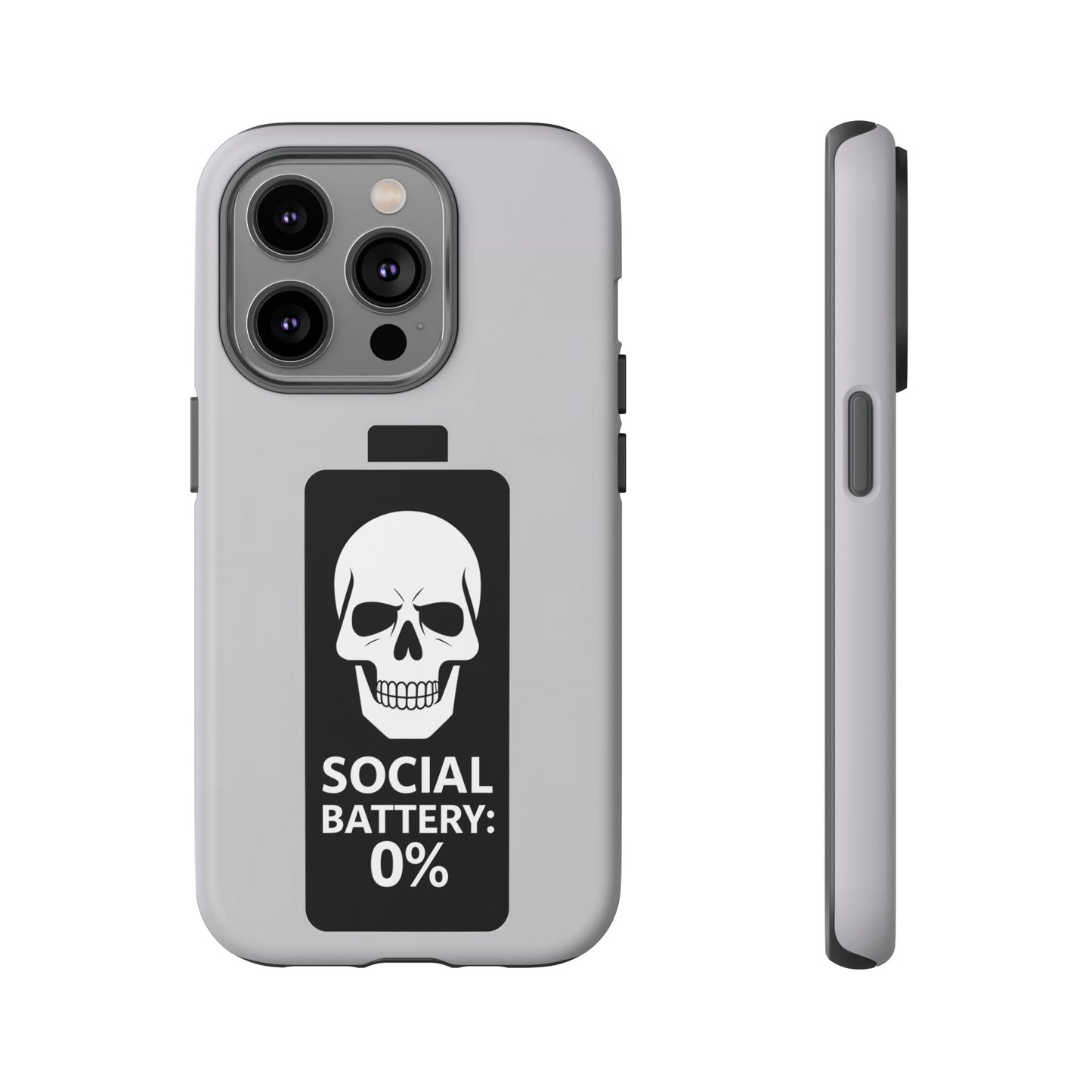 Social Battery Zeero I Phone case by Memez Store