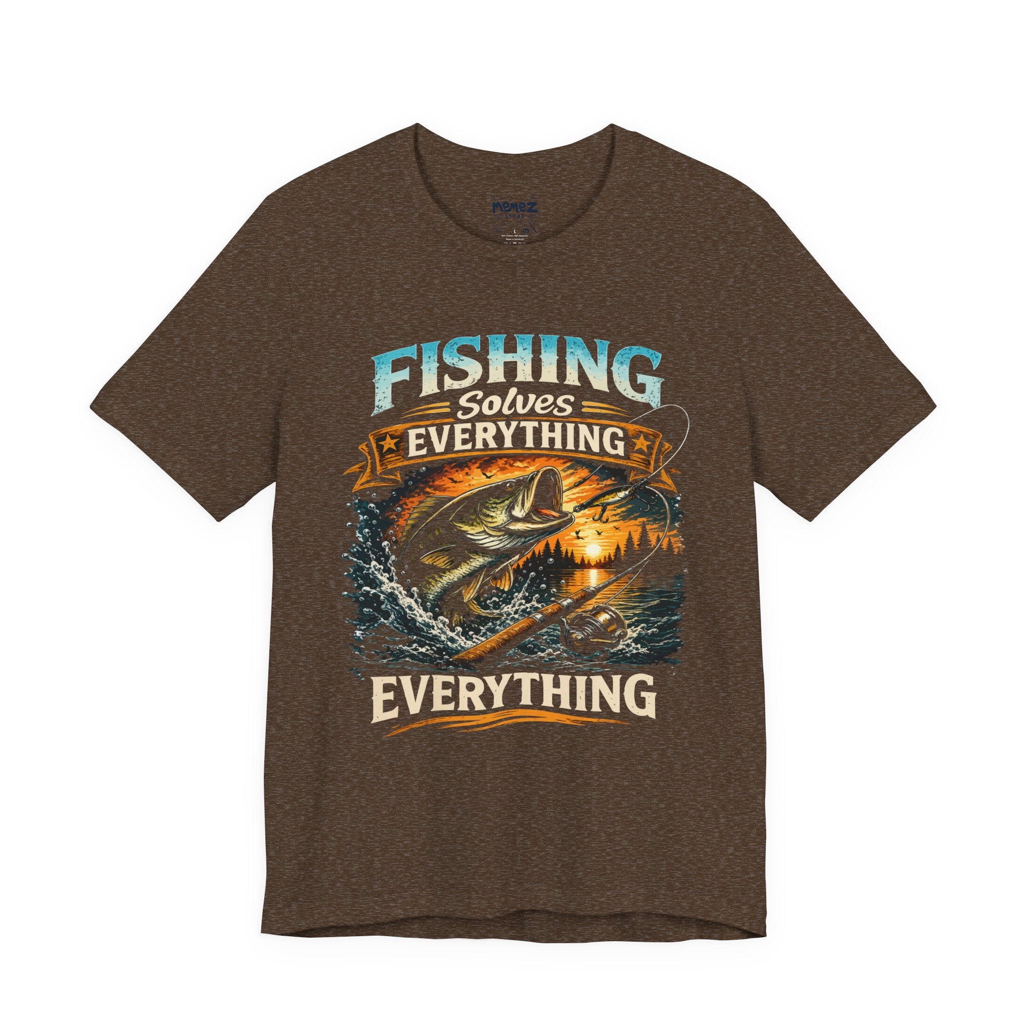 Fishing Solves Everything T-Shirt â Relaxed Tee for Anglers