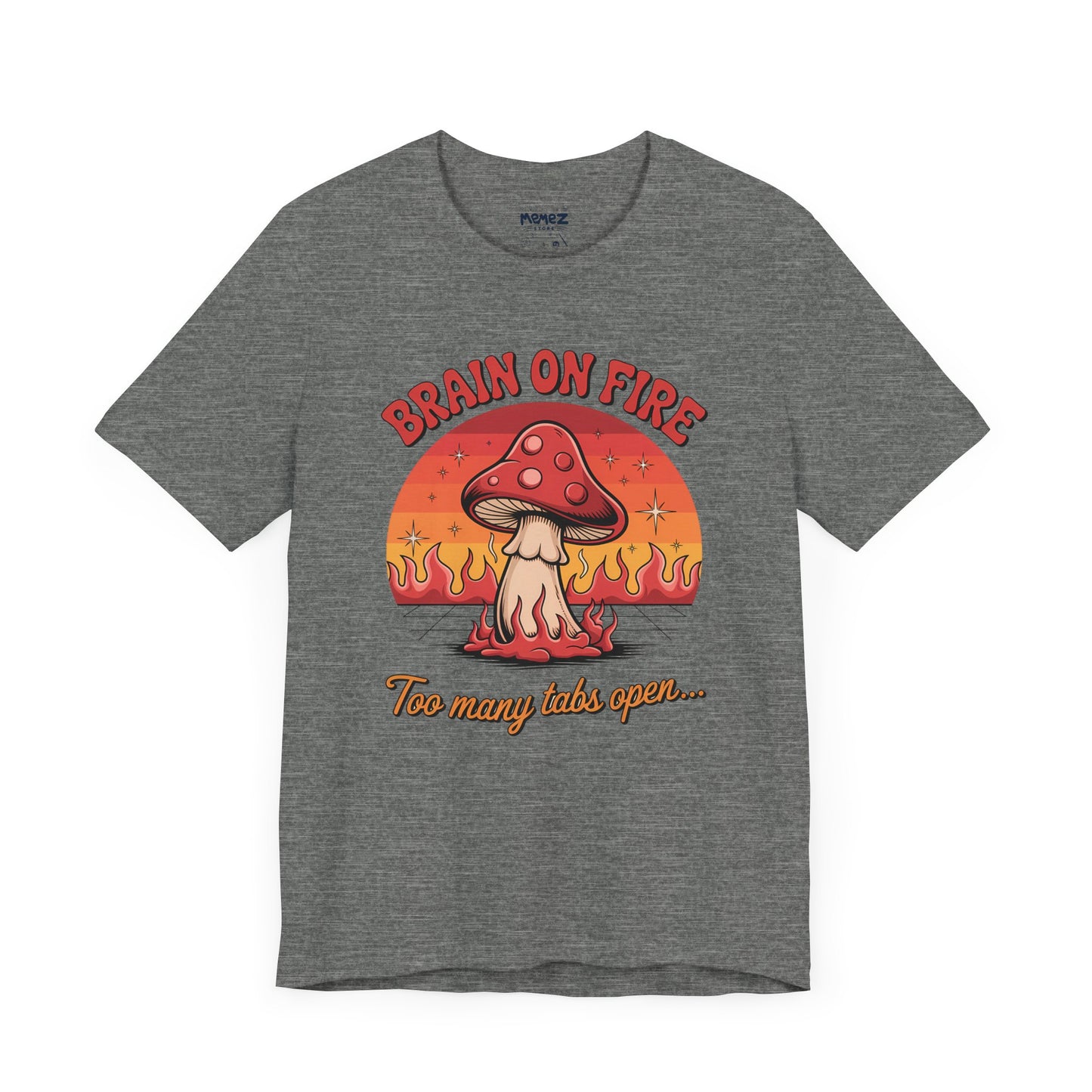 Funny Mushroom Tee Unisex Jersey Short Sleeve