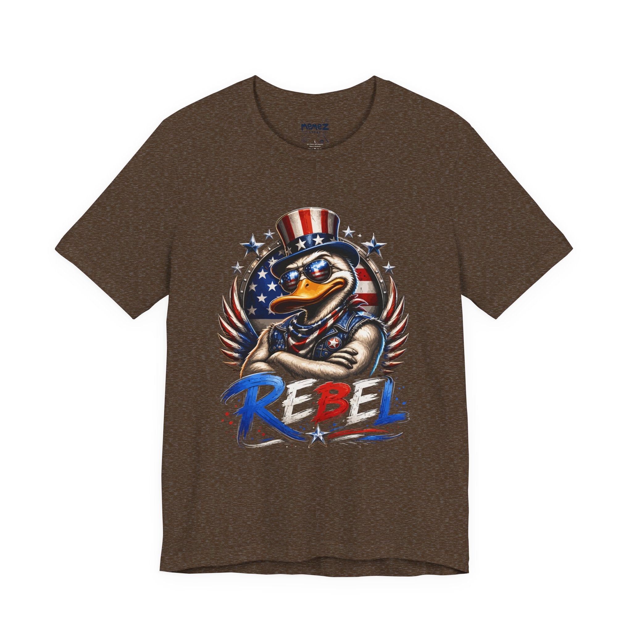 4th of July Rebel T-Shirt — Patriotic Independence Day Tee