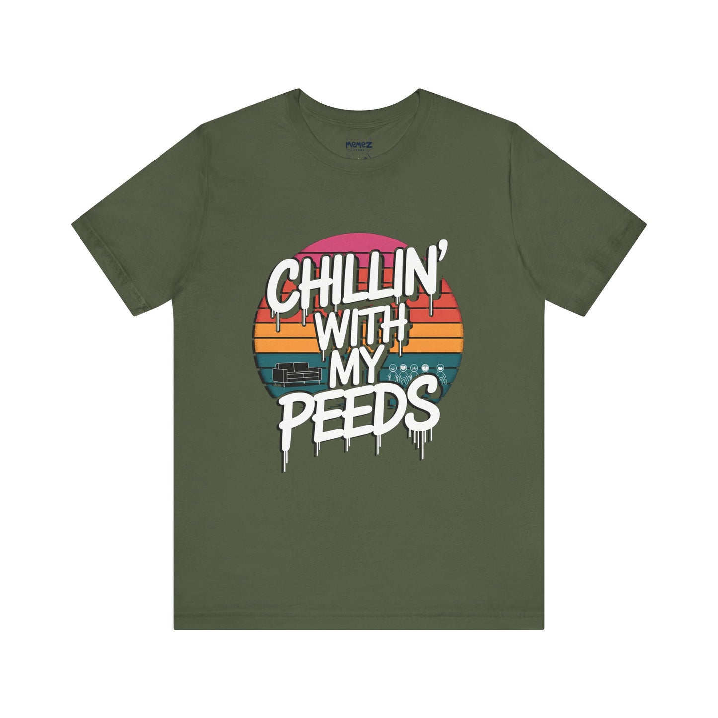 CHillin With Peeds A Funny Easter Tee By Memez Store