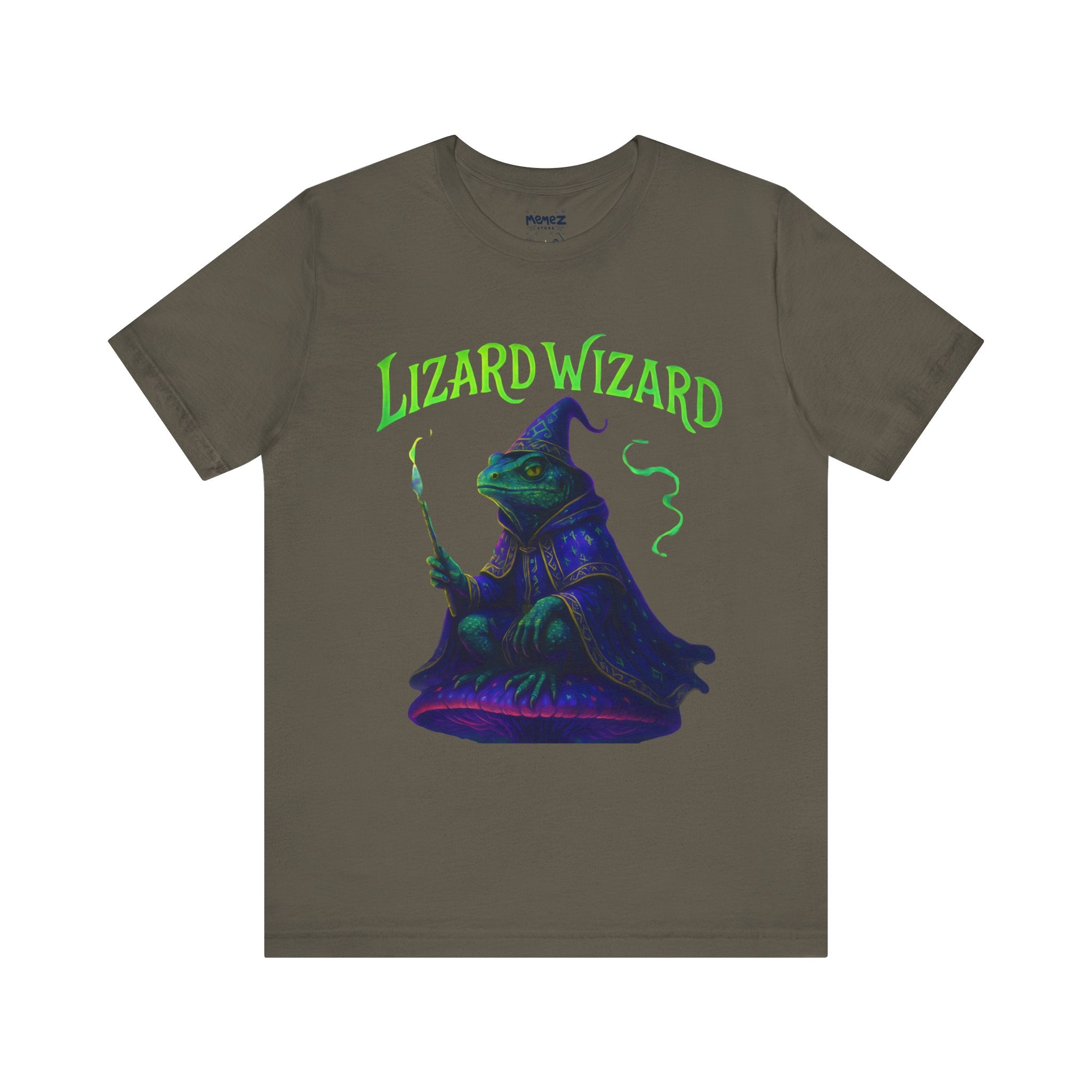Lizard Wizard Meme Funny Tee
