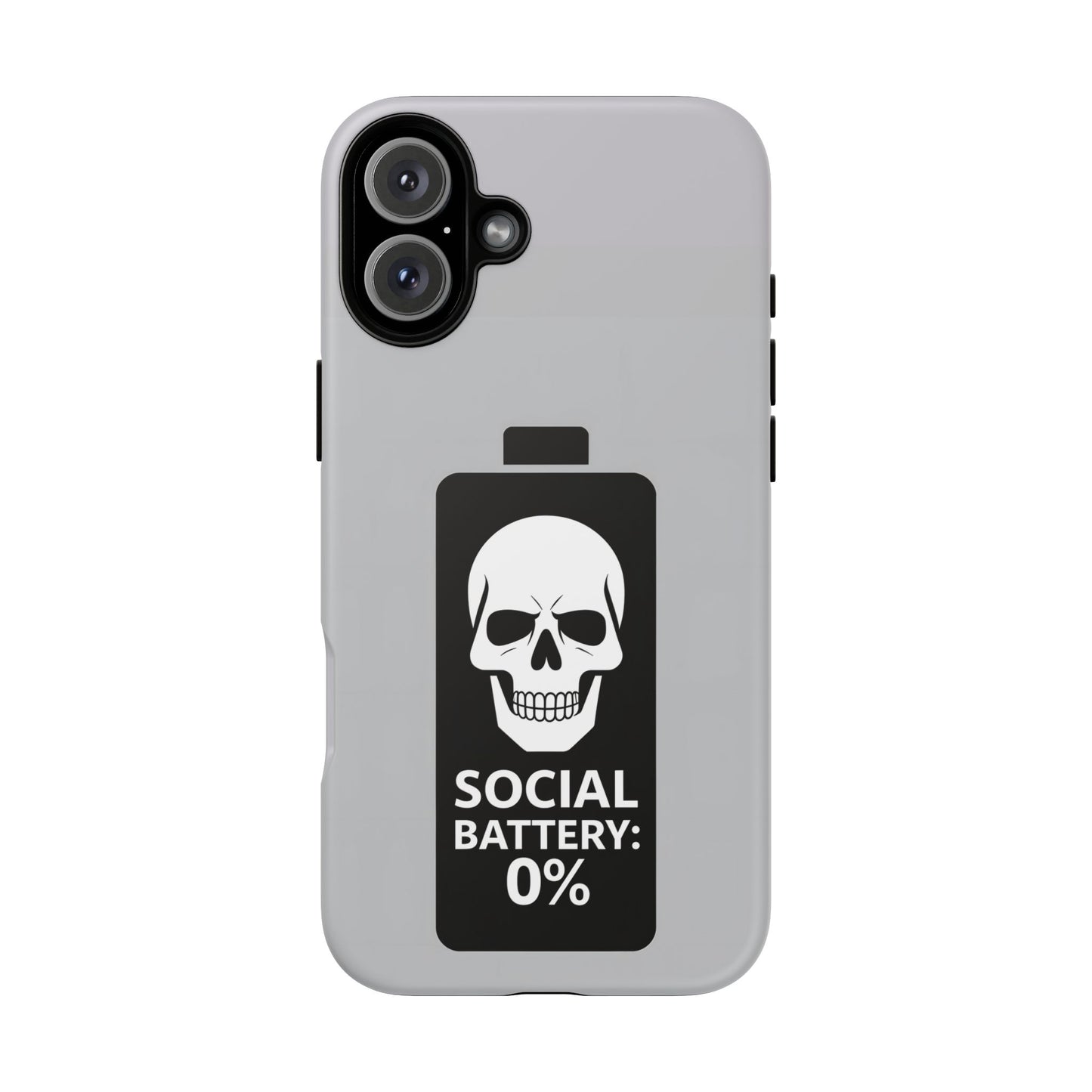 Social Battery Zeero I Phone case by Memez Store