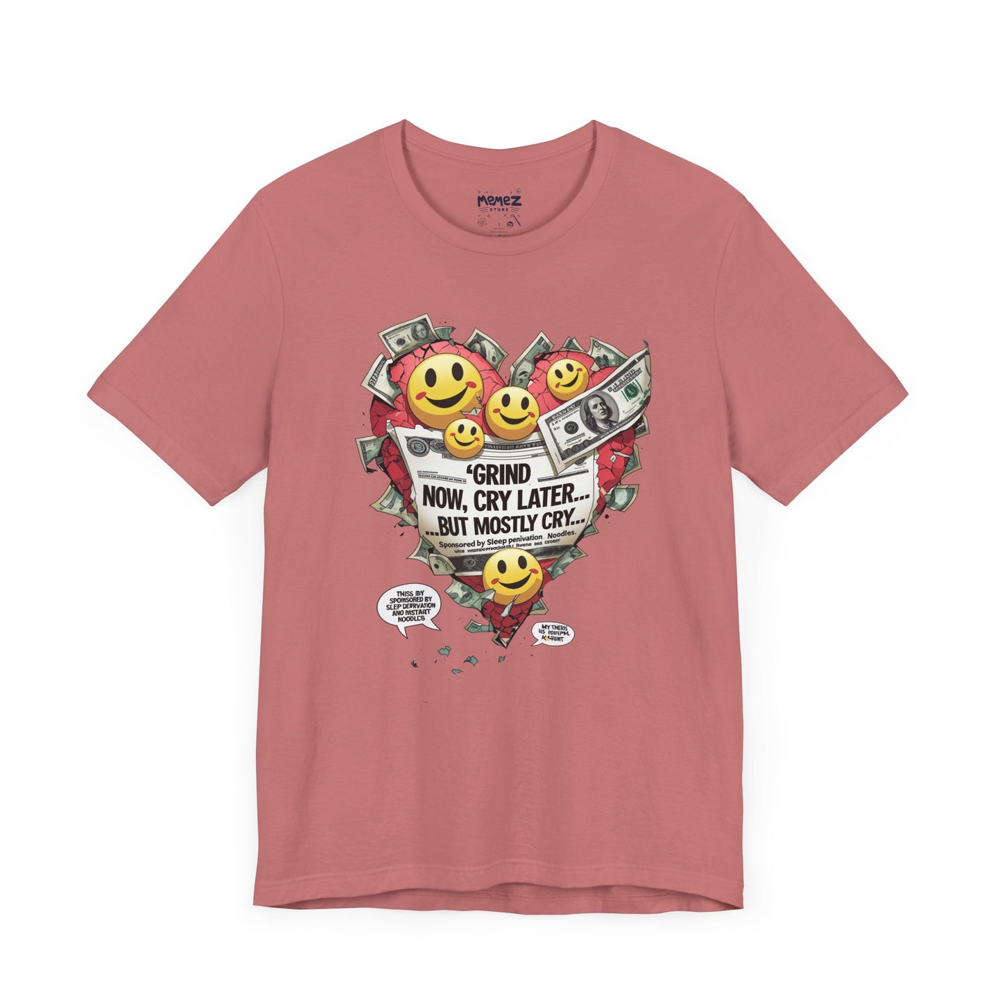 Money Vs Health Funny and Meme T-shirt - Unisex Tee - Memez Store