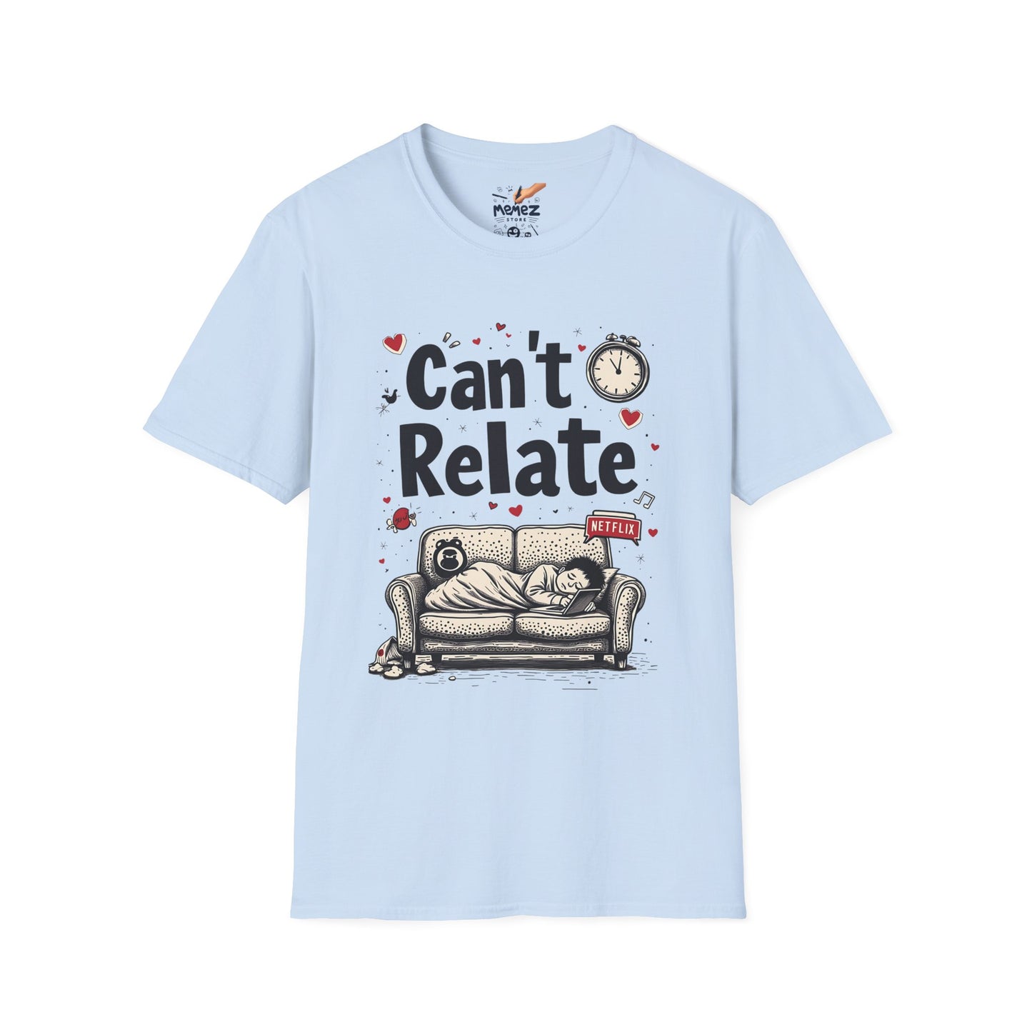 Can't Relate with OTT Unisex T-Shirt - Funny Meme Tee for Meme Lovers
