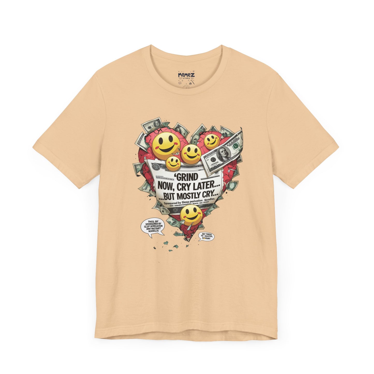 Money Vs Health Funny and Meme T-shirt - Unisex Tee - Memez Store