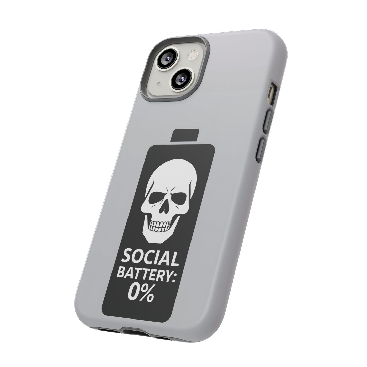 Social Battery Zeero I Phone case by Memez Store