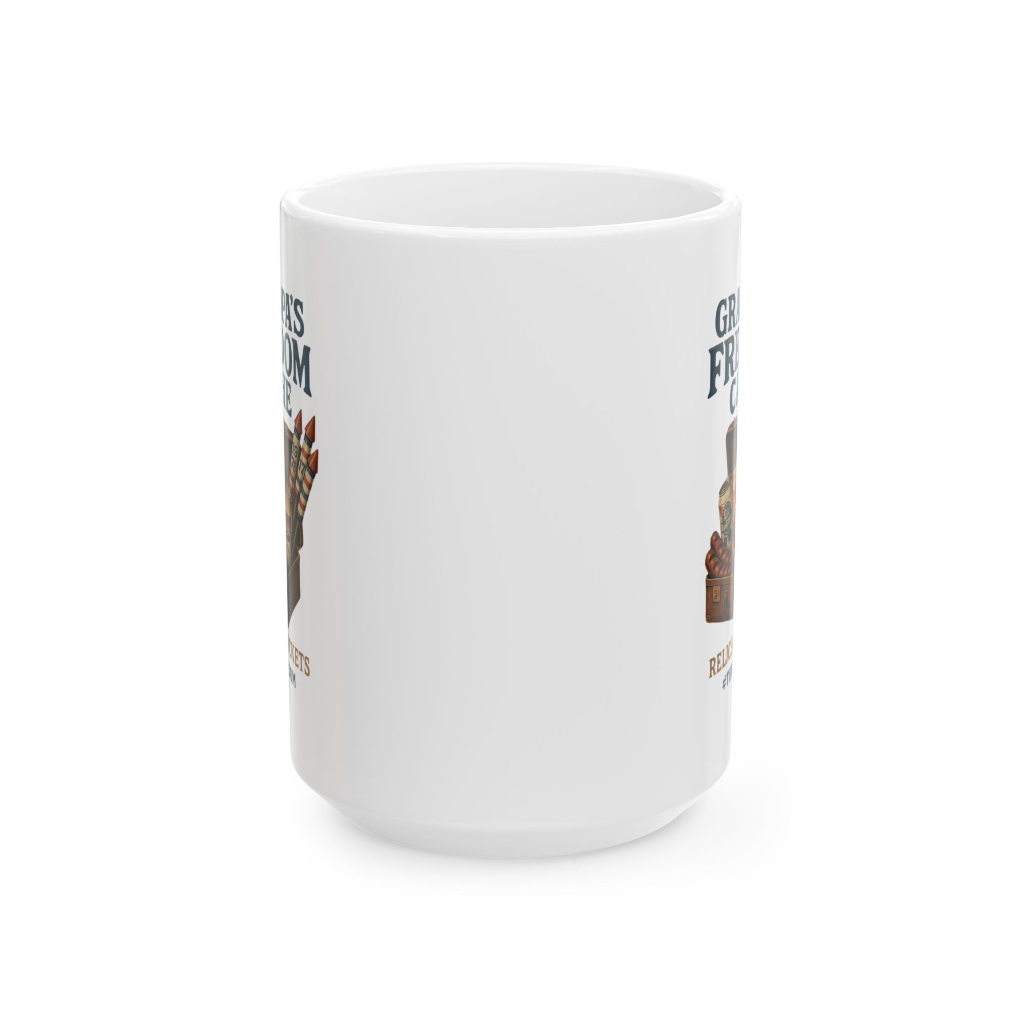 Grandpa's Freedom Mug by Memez Store