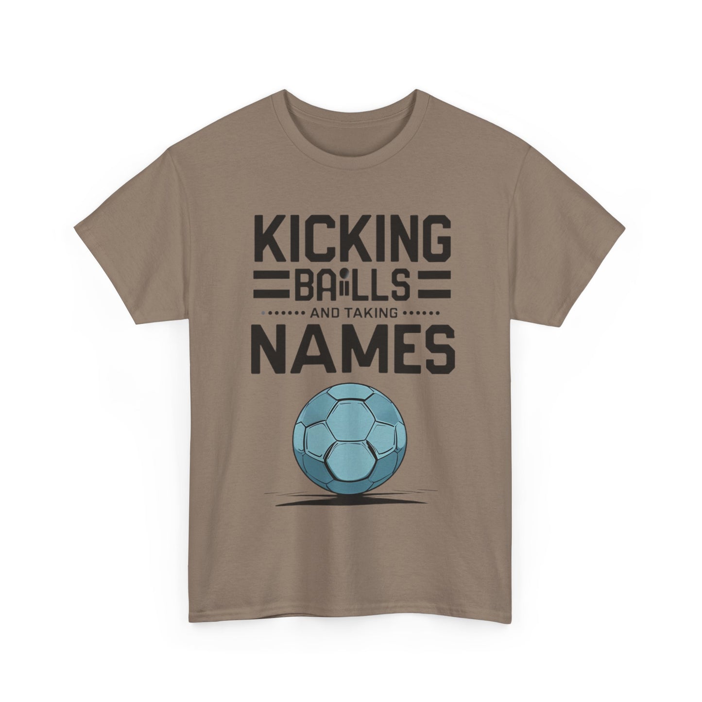 Funny Meme Unisex Tee - & quot; Kicking Balls & quot; by Memez Store