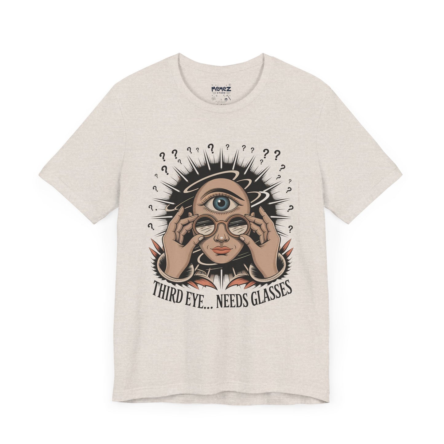 Third Eye Need Glasses Funny Tee By memez store