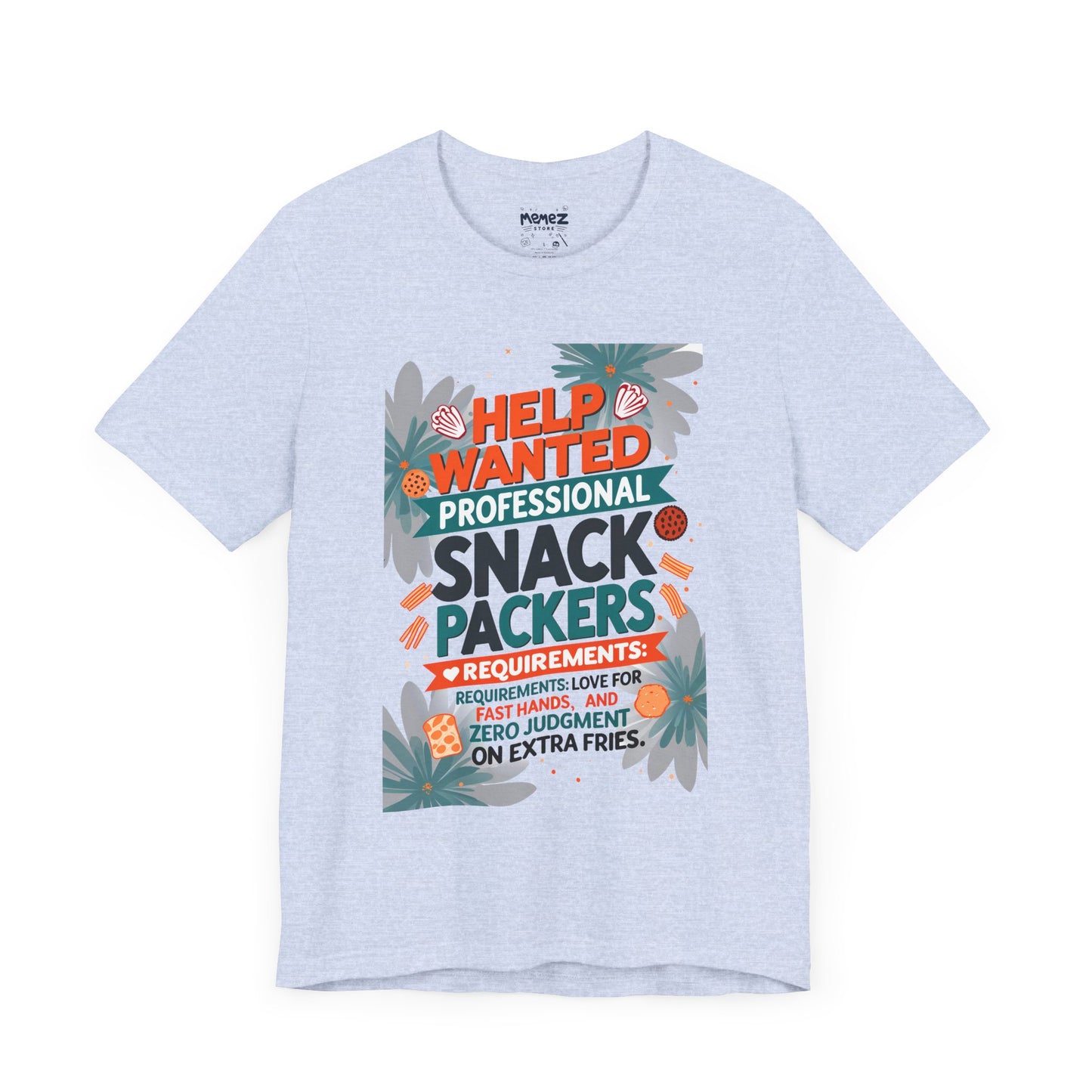 Funny Professional Snacks Packer T-Shirt