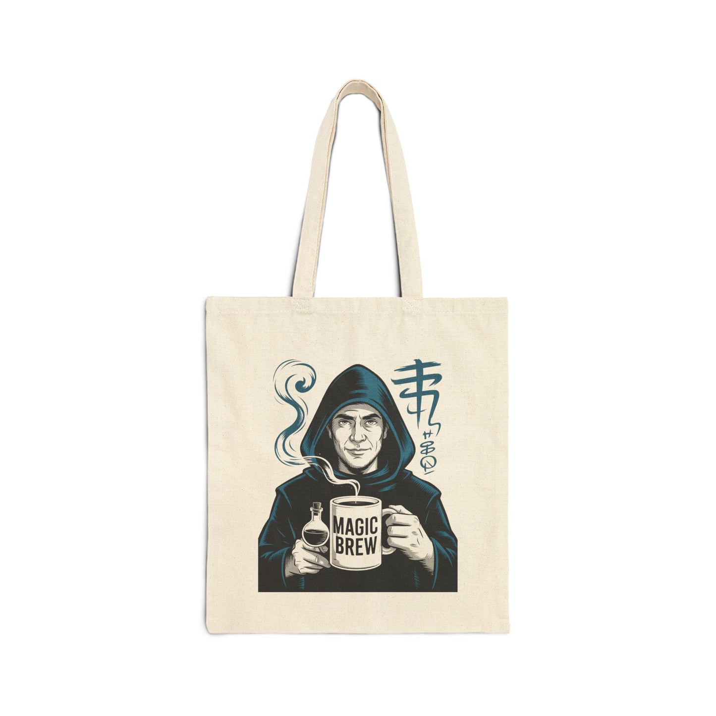 Magic Brew Cotton Canvas Tote Bag - Magic Lover's Tote Bag By Memez Store