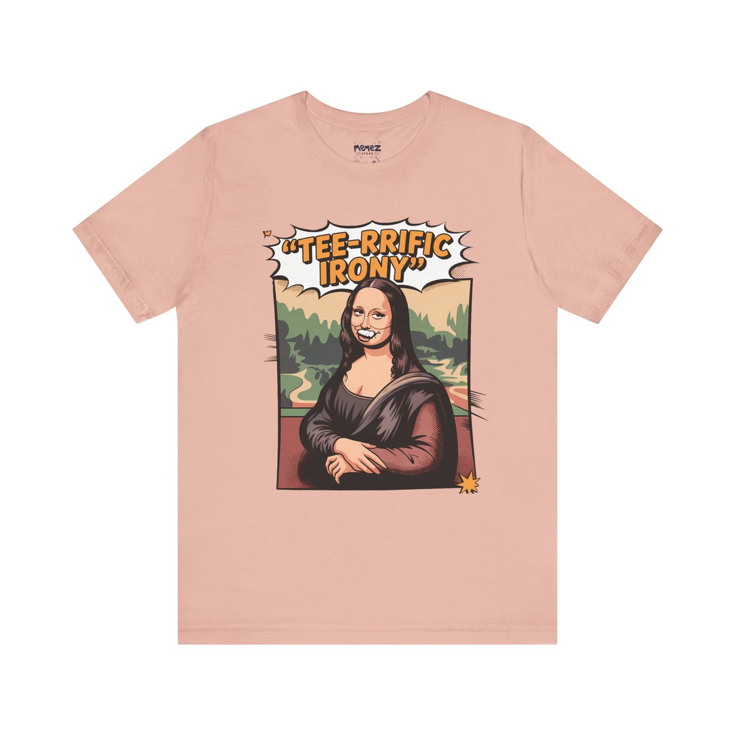 Funny Mona Lisa Unisex Tee