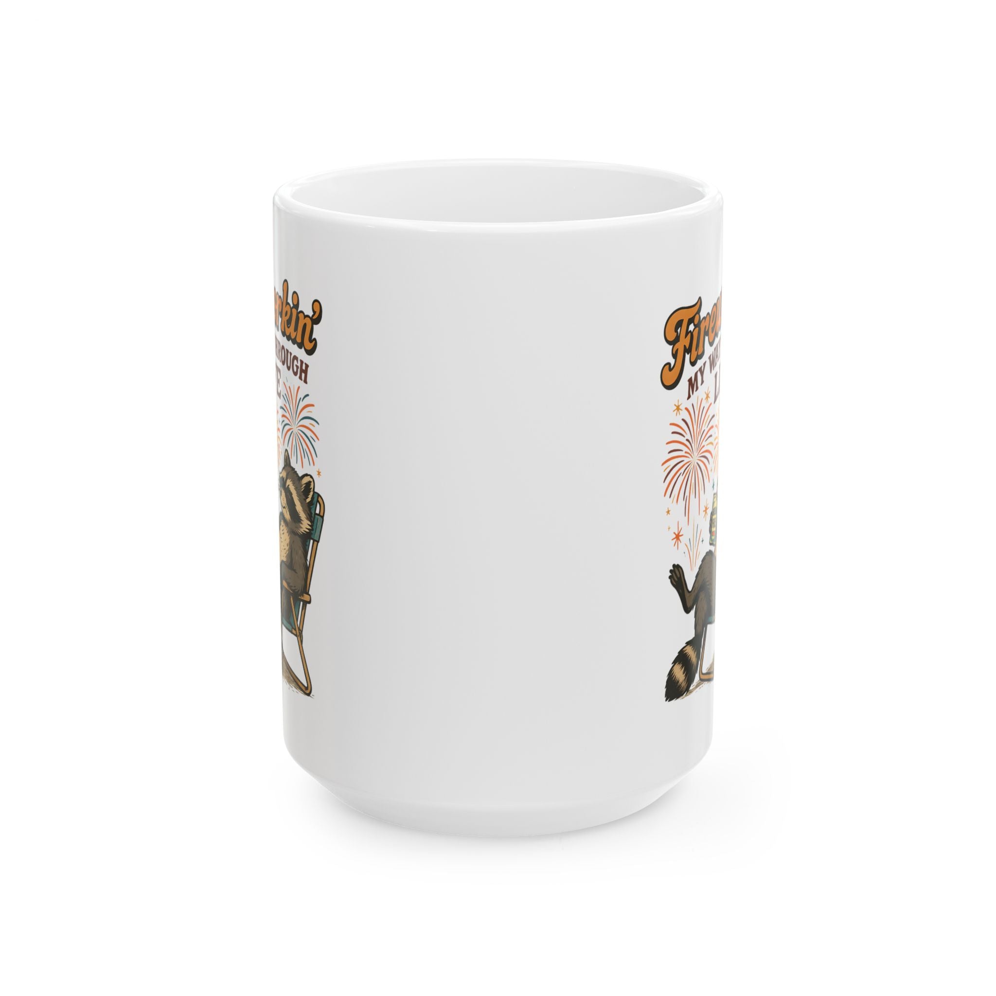 Fireworking 4th July Mug by Memez Store