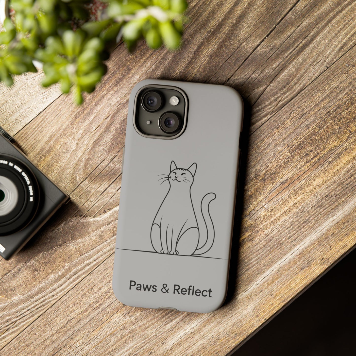 Paw and Reflect Pet Lovers iPhone Case By Memez Store