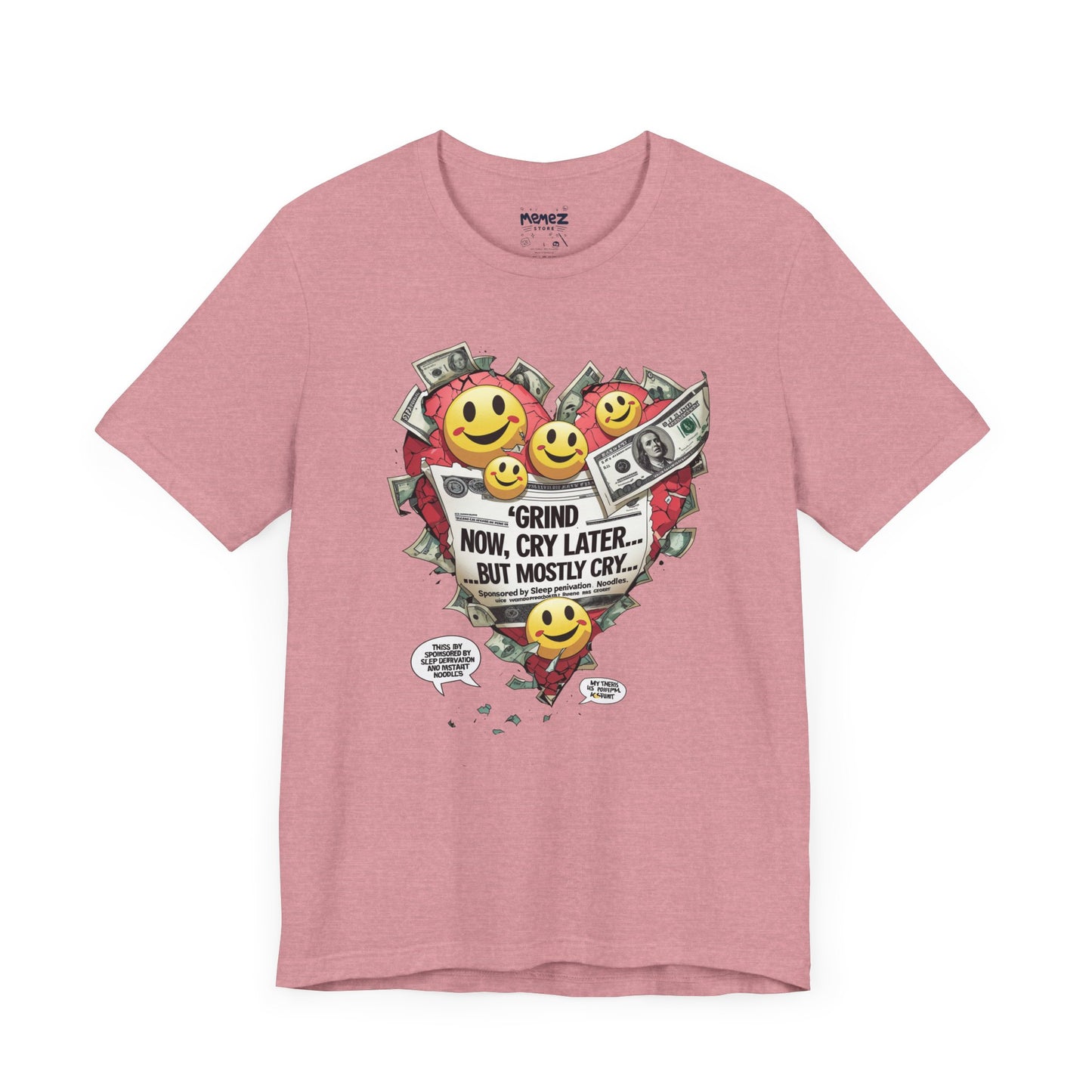 Money Vs Health Funny and Meme T-shirt - Unisex Tee - Memez Store